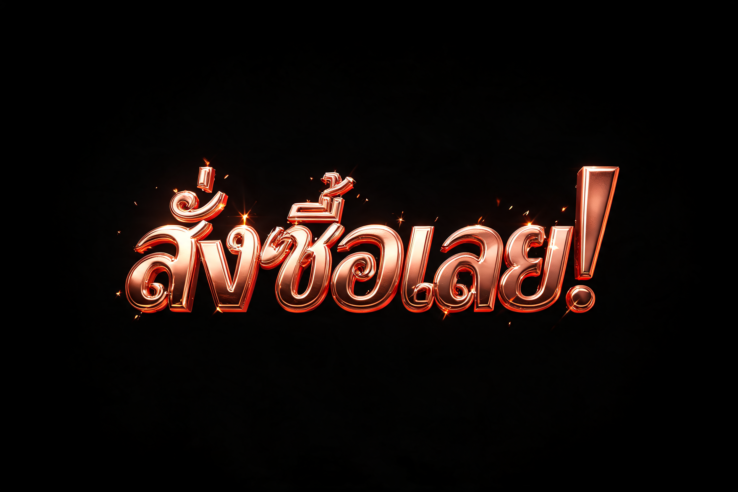 "สั่งซื้อเลย!" — Anniversary | AI Text Effect Generator