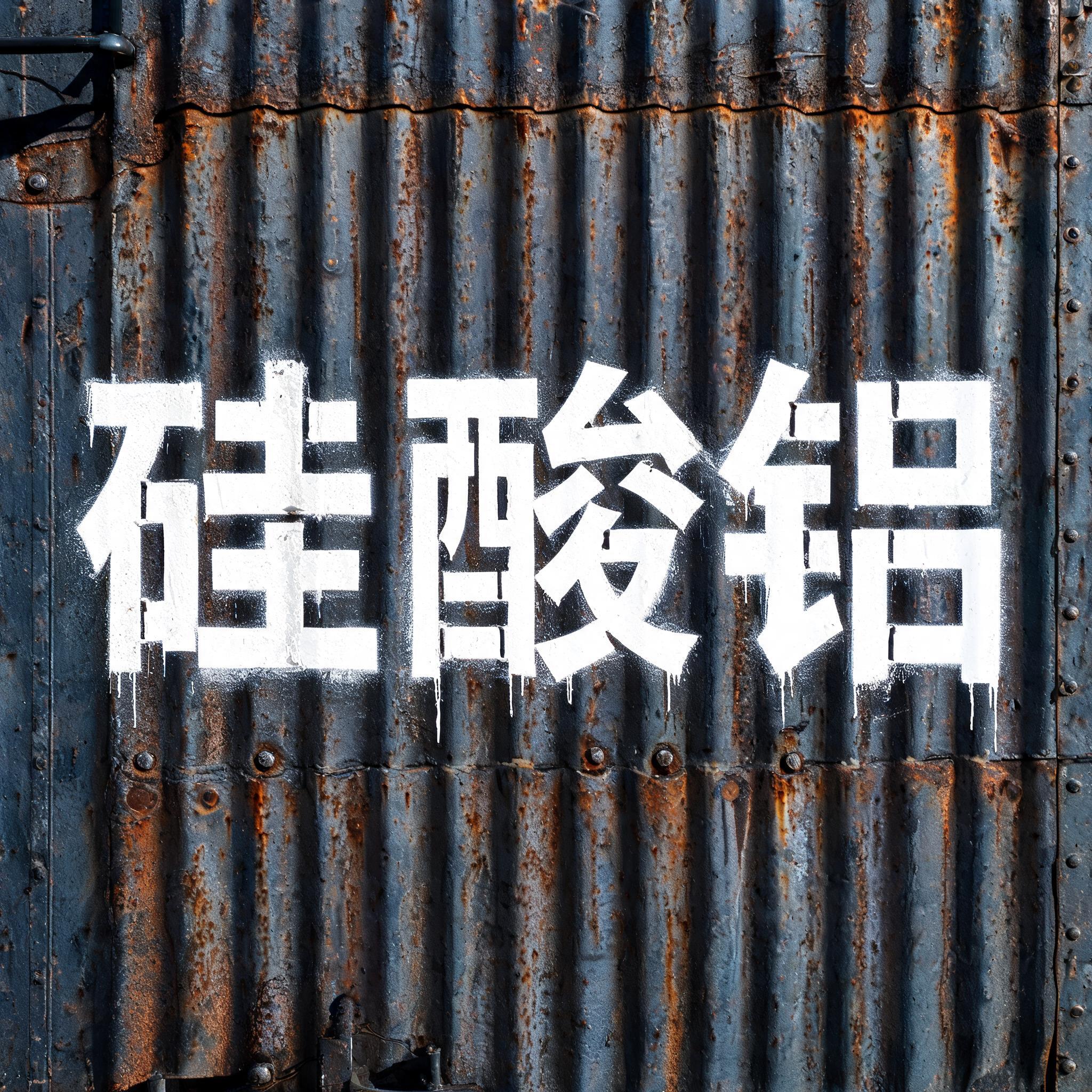 "硅酸铝" — Stencil | AI Text Effect Generator