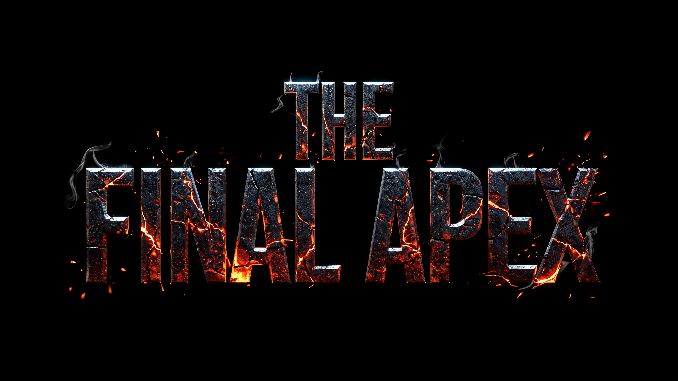 "THE
FINAL APEX" — Post Apocalyptic text effect