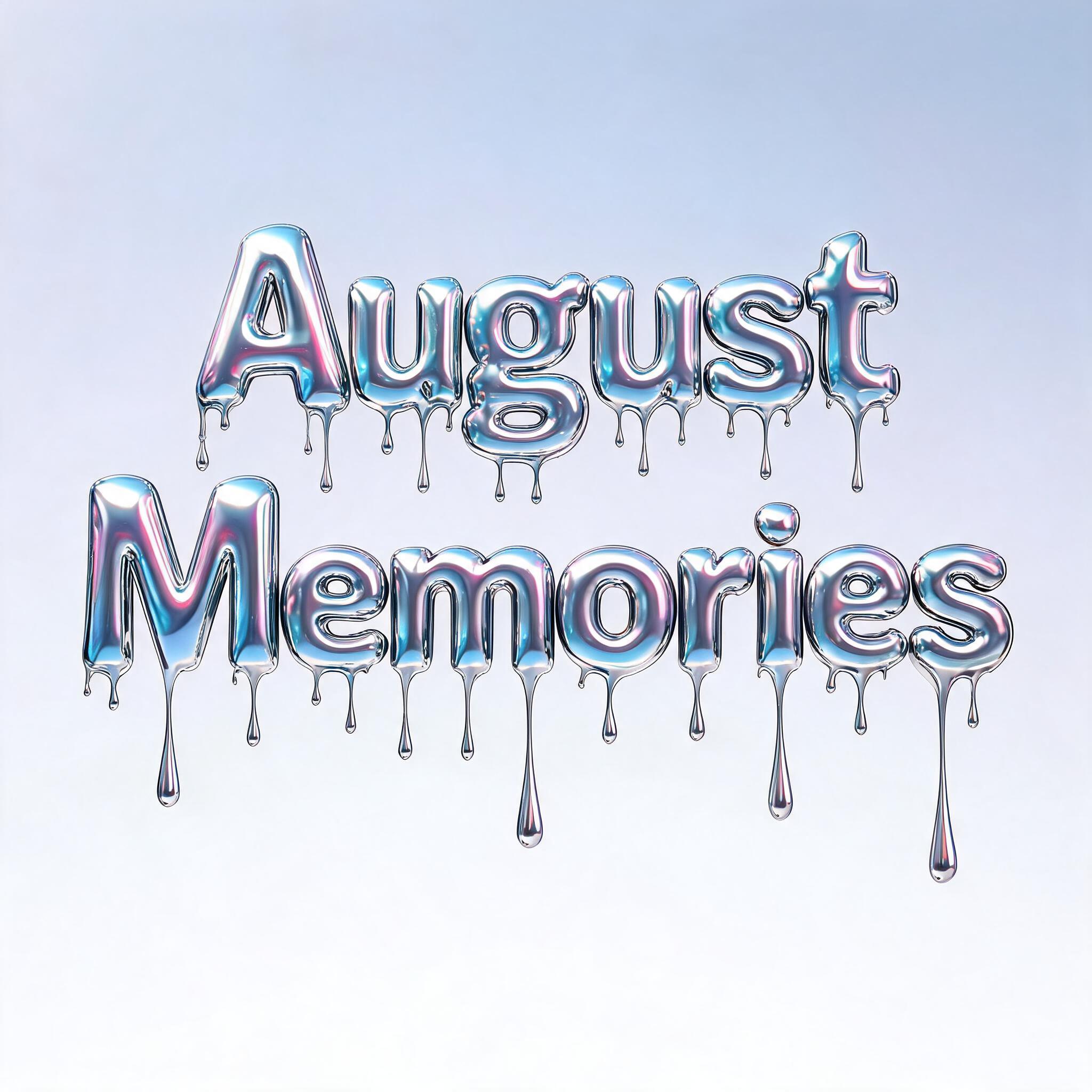 "August Memories" — Y2k Liquid | AI Text Effect Generator