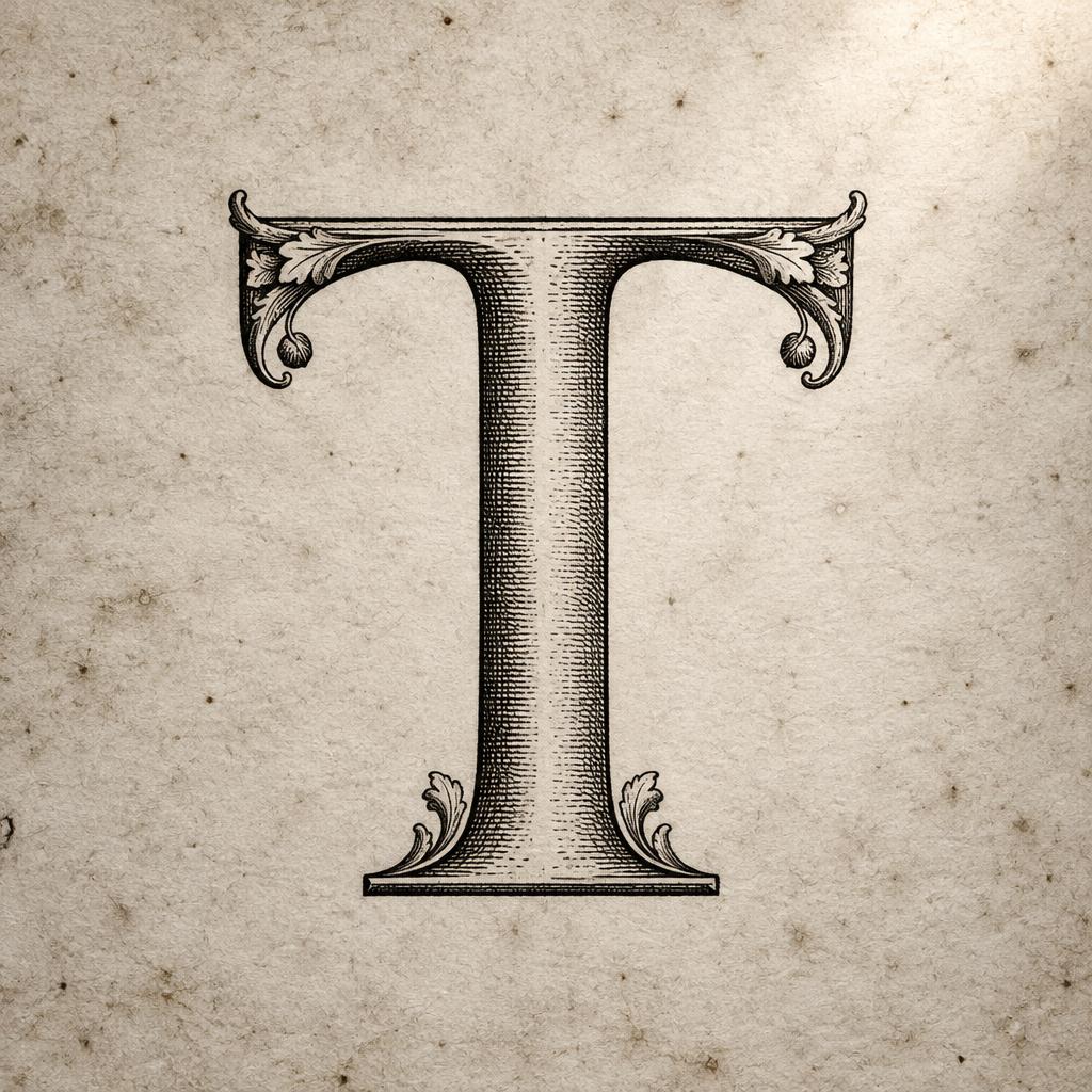"T" — Medieval | AI Text Effect Generator