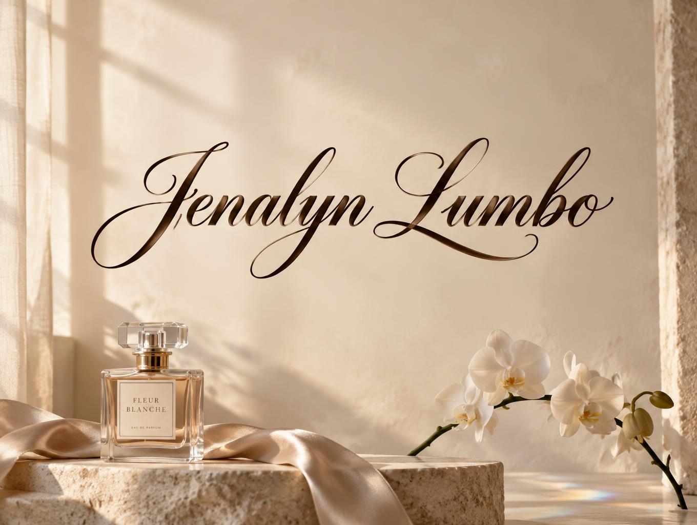 "Jenalyn Lumbo" —  | AI Text Effect Generator