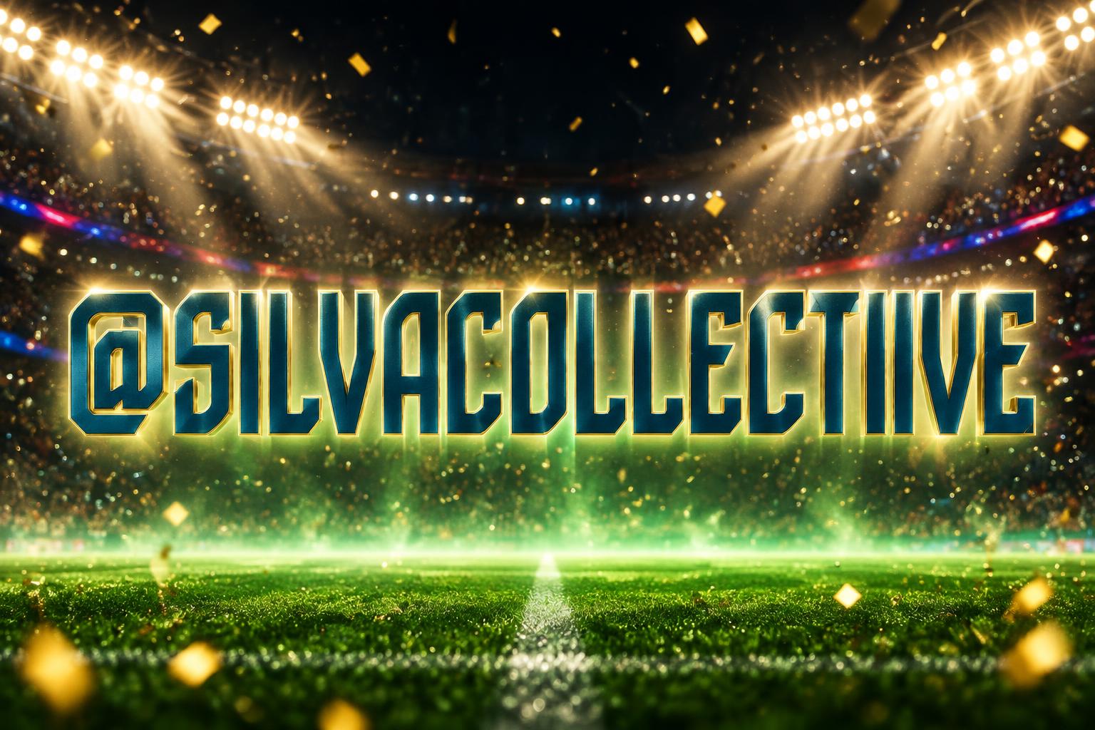"@SILVACOLLECTIIVE" — Sports Football | AI Text Effect Generator