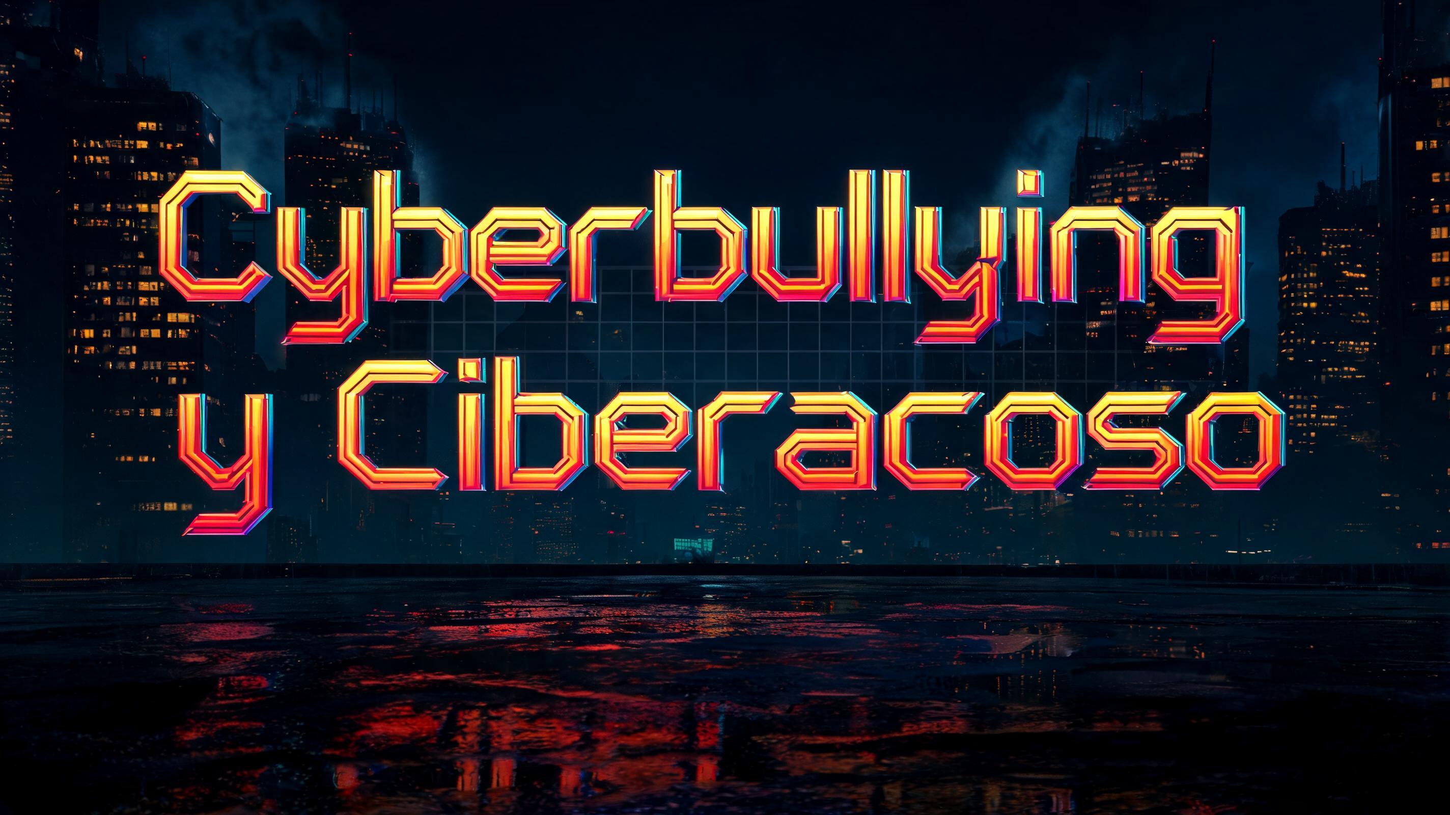 "Cyberbullying y Ciberacoso" — Cyberpunk 2077 | AI Text Effect Generator