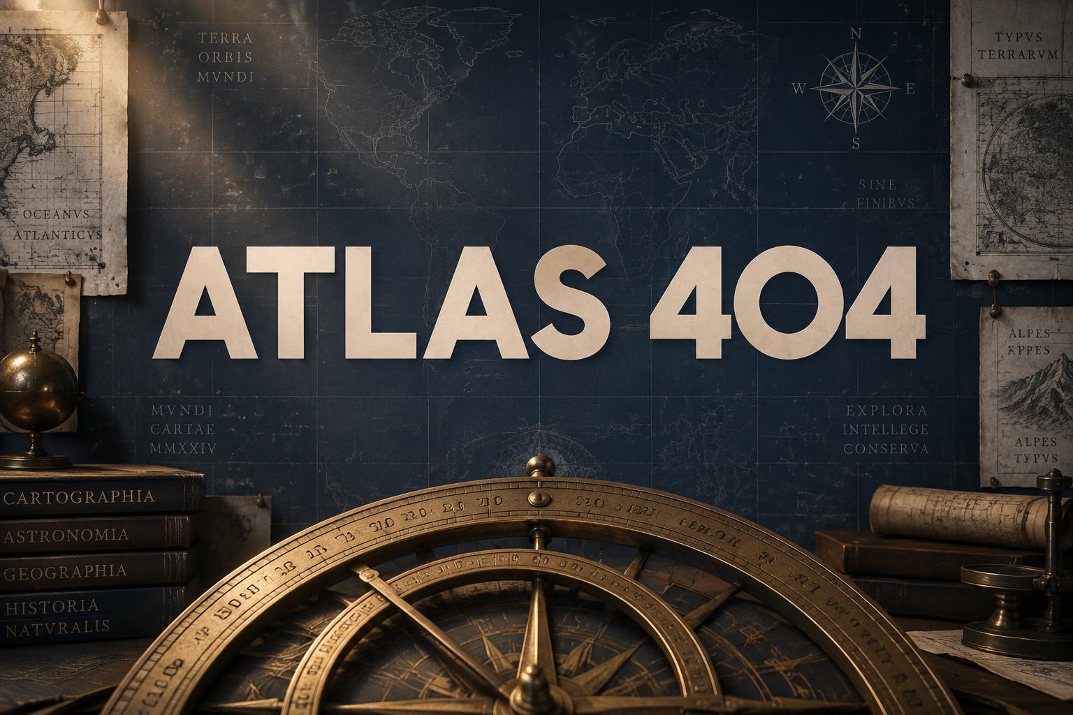 "ATLAS 404" —  | AI Text Effect Generator