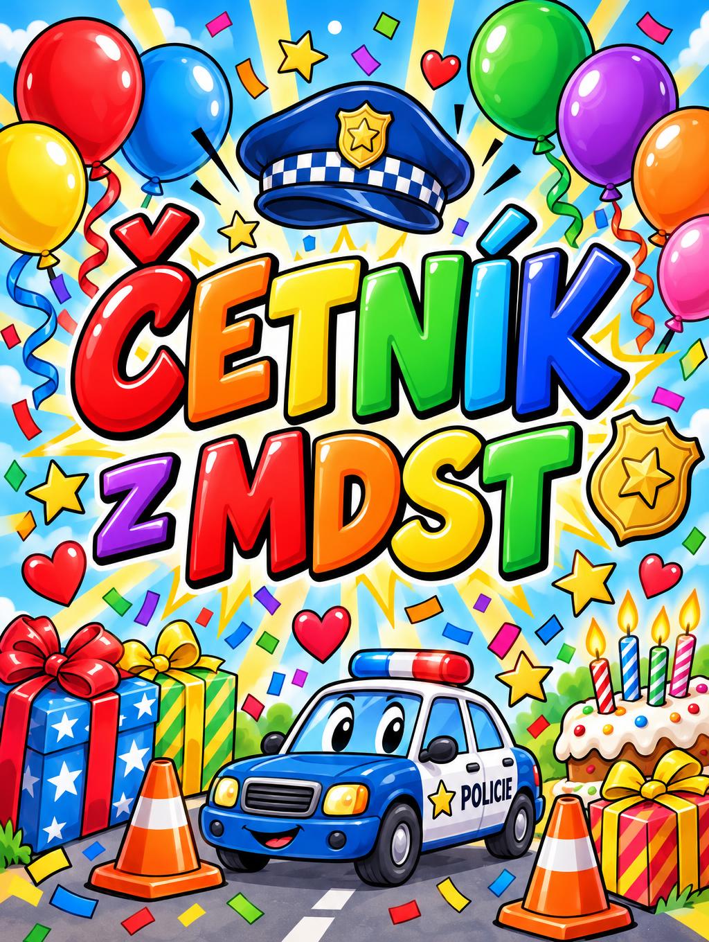 "ČETNÍK z MDST" — Birthday Kids text effect