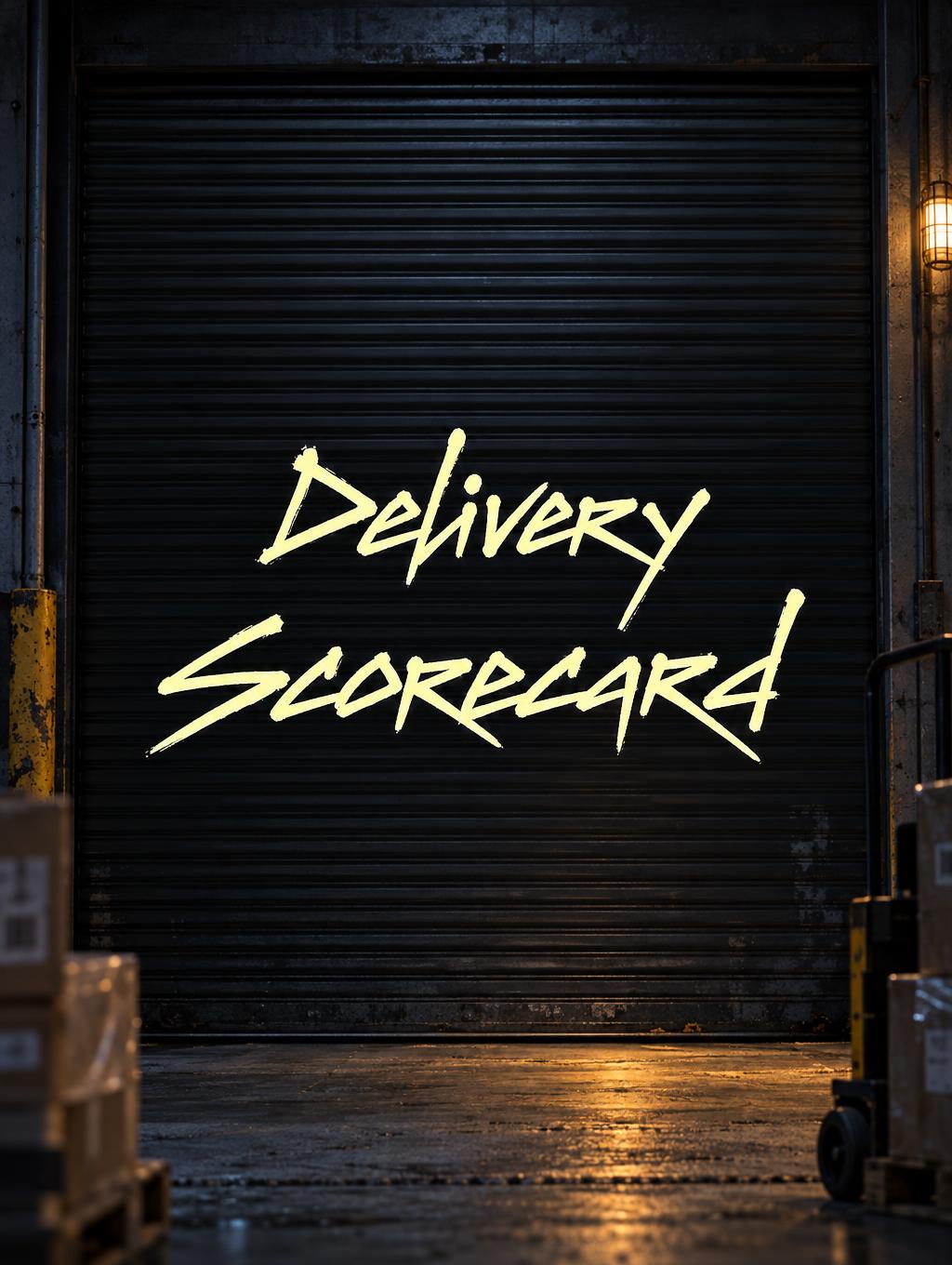 Delivery Scorecard