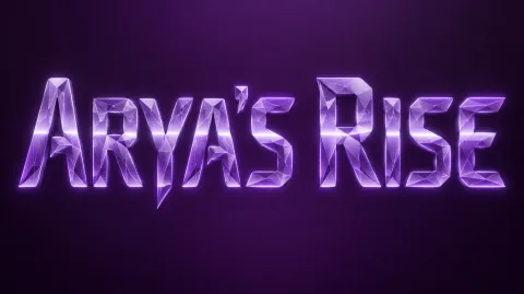 "Arya's Rise" — Futuristic text effect