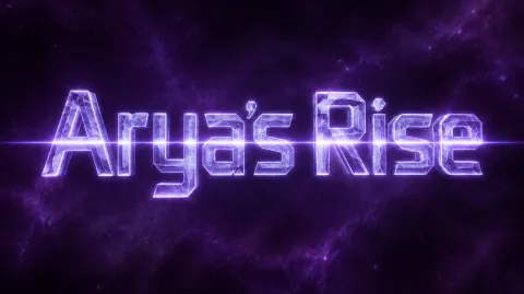 "Arya's Rise" — Futuristic text effect