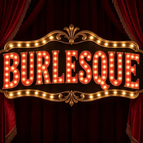 "BURLESQUE" — Diy text effect