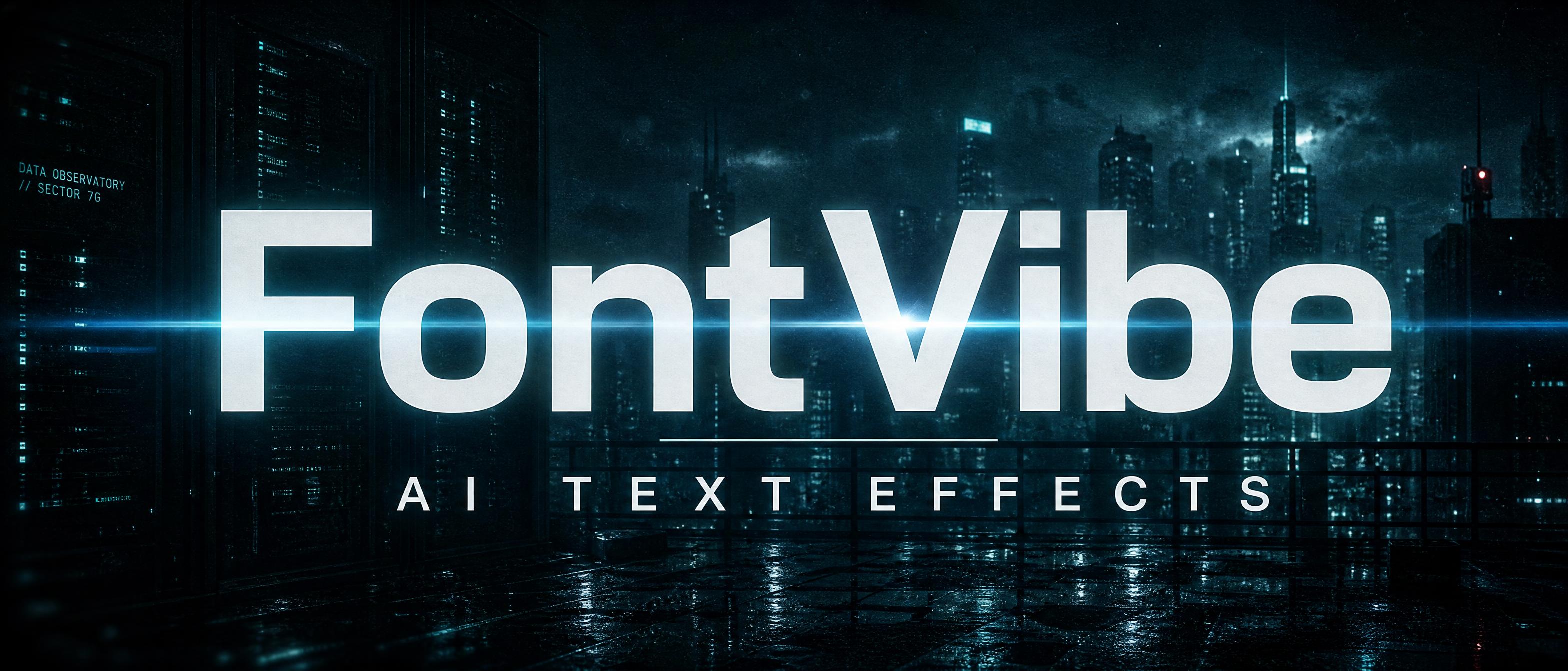 "FontVibe 
AI Text Effects" — Cinematic Netflix | AI Text Effect Generator