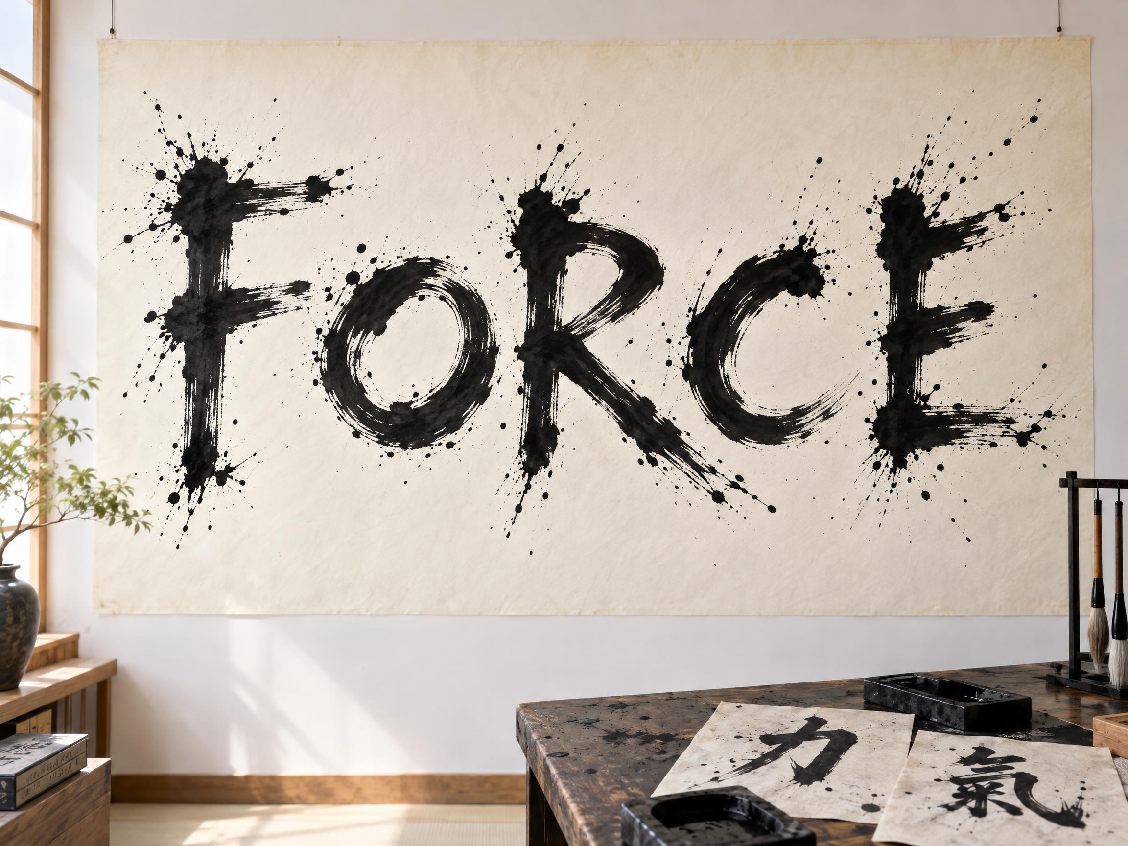 Ink Splatter — AI font style