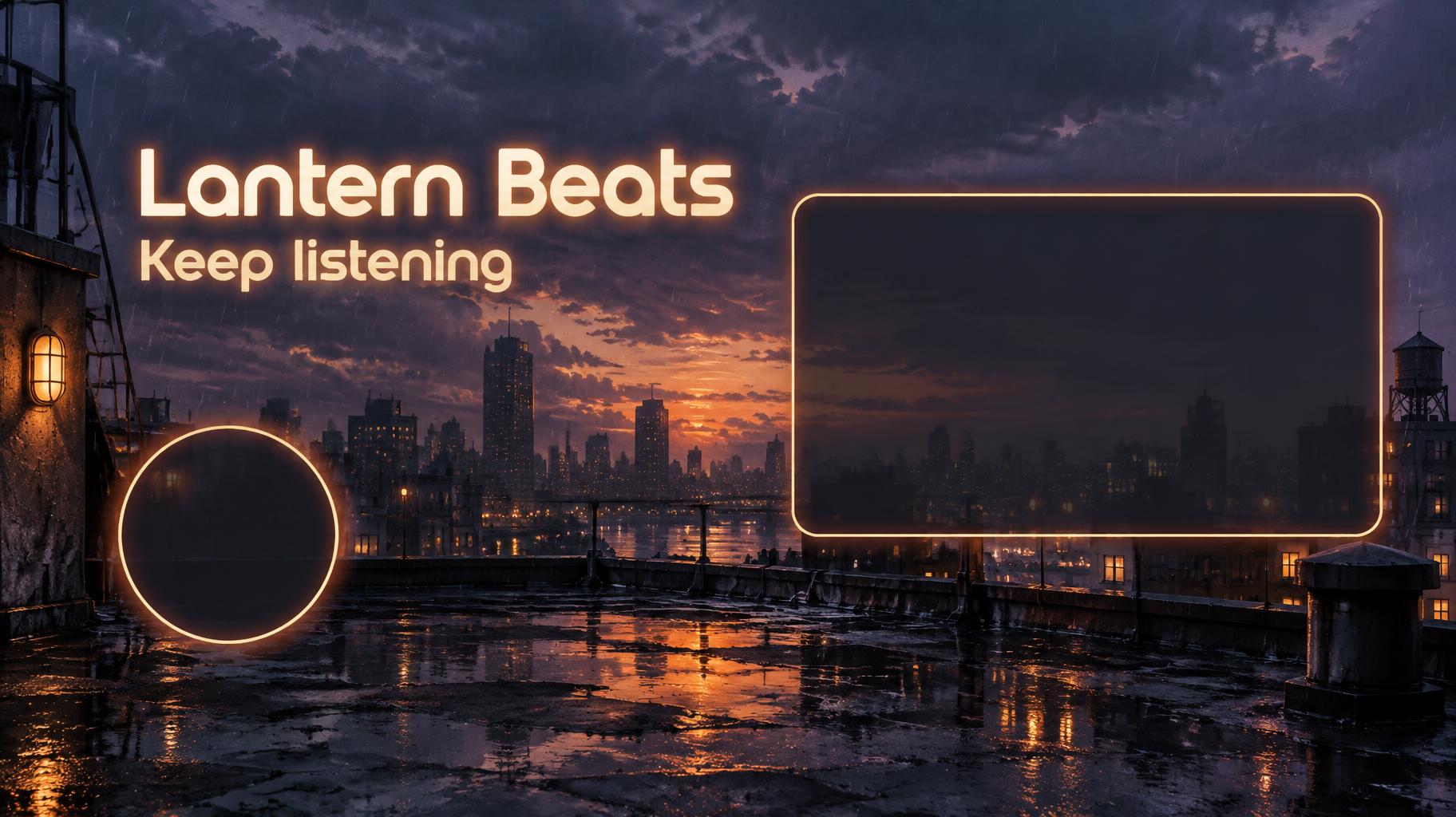 "Lantern Beats
Keep listening" — Rainlit Dusk | AI Text Effect Generator