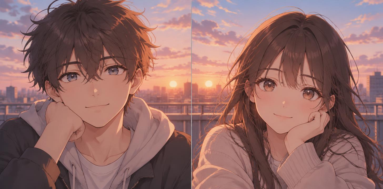 "" — Pastel Rooftop Anime | AI Text Effect Generator