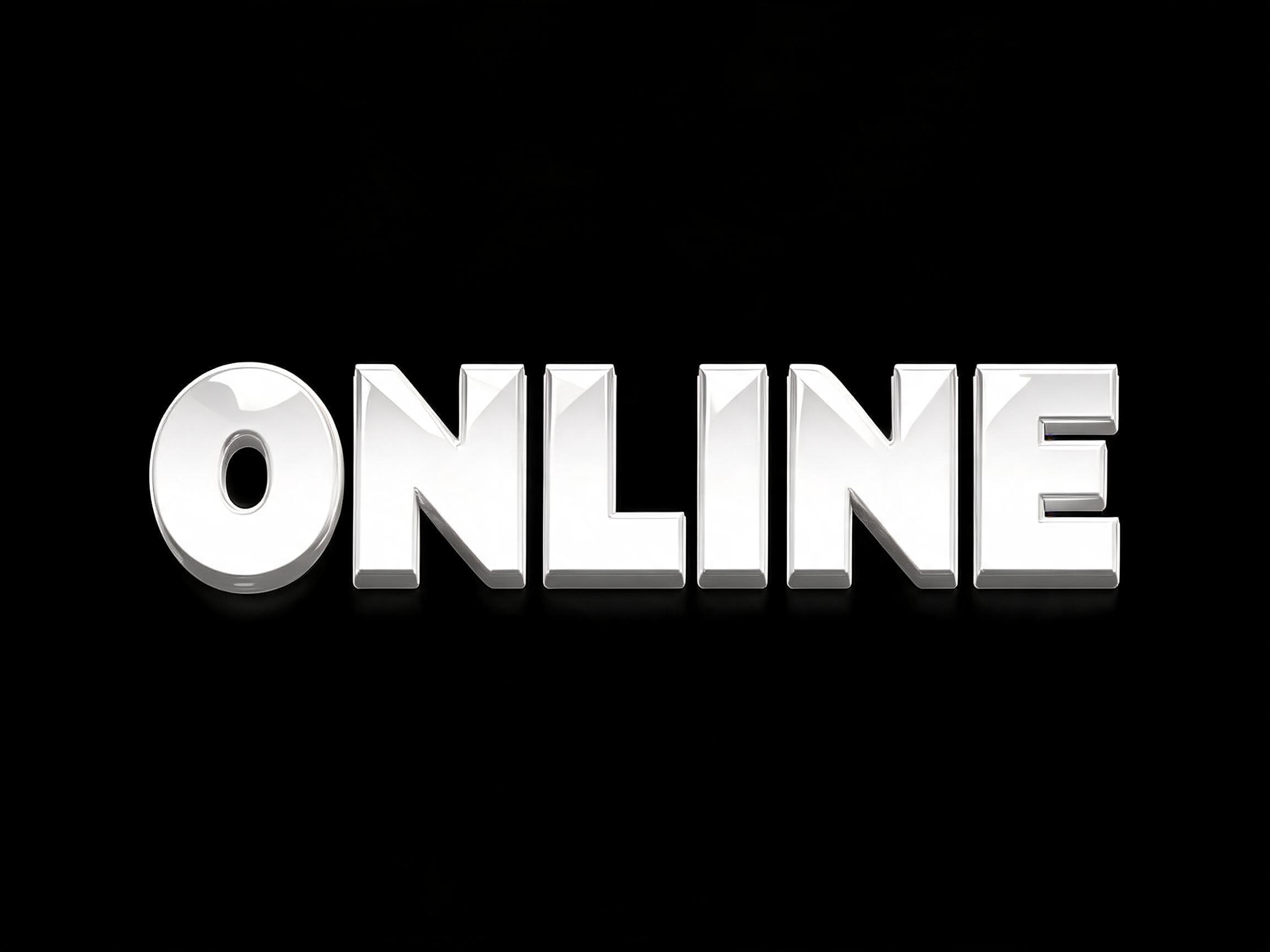 "ONLINE" —  | AI Text Effect Generator