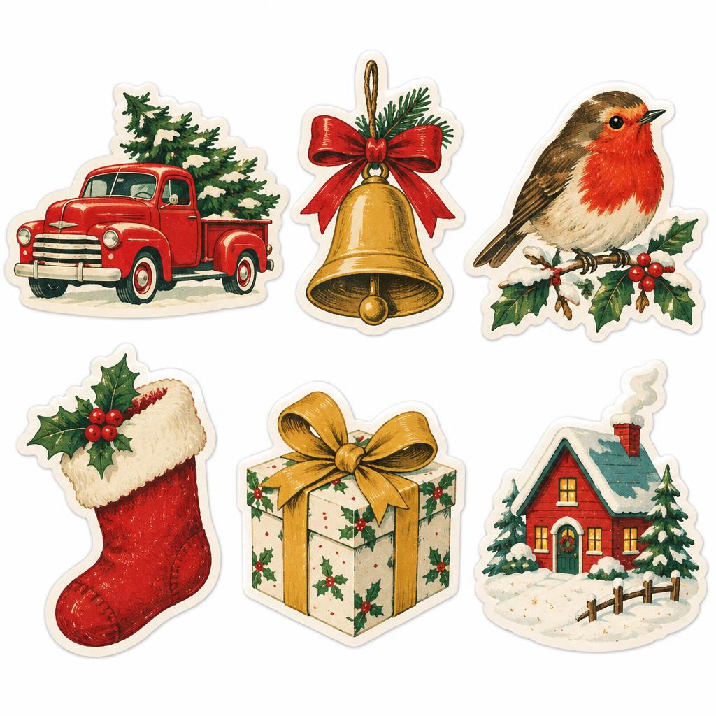 "" — Vintage Christmas | AI Text Effect Generator