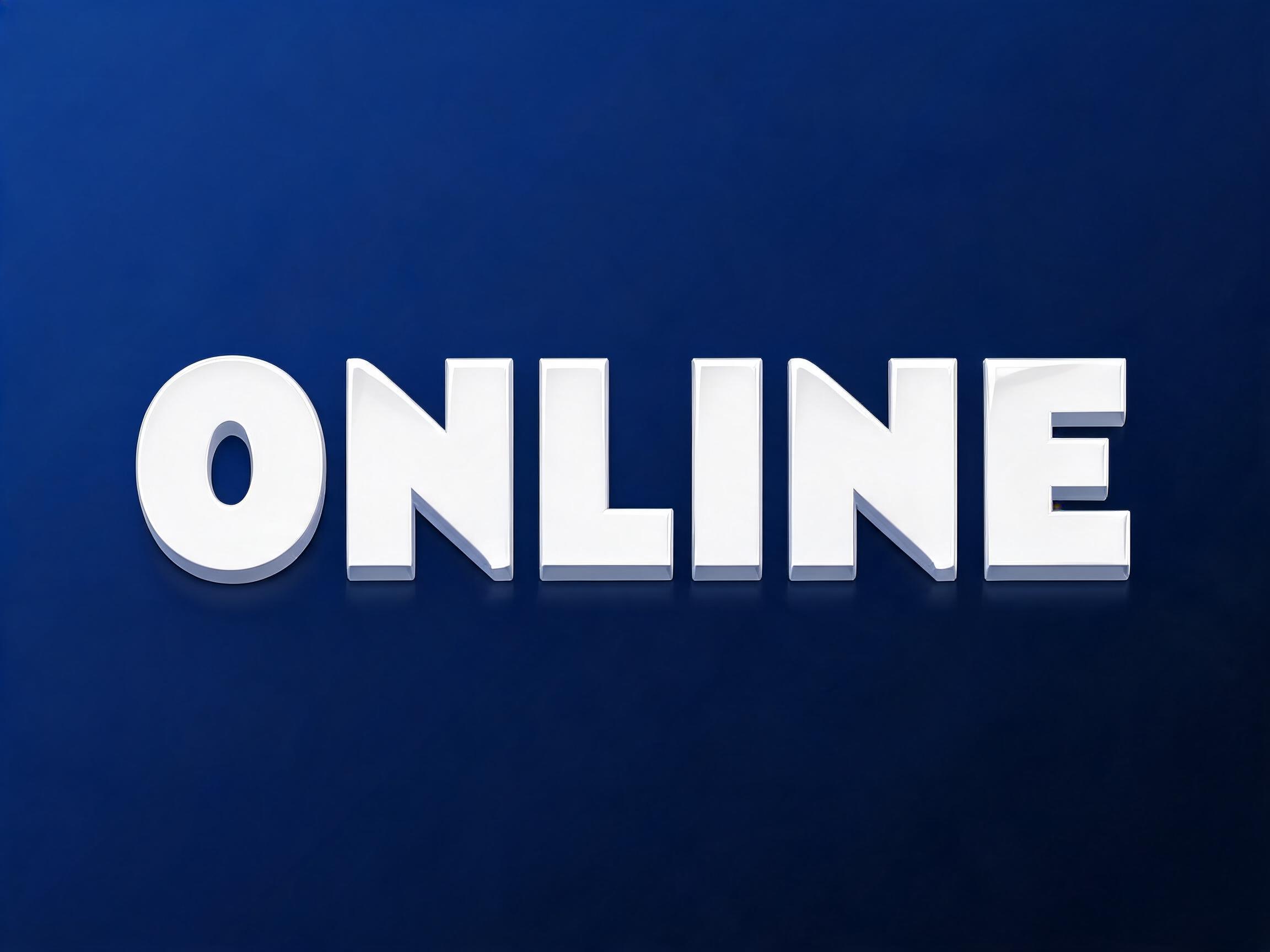 "ONLINE" —  | AI Text Effect Generator