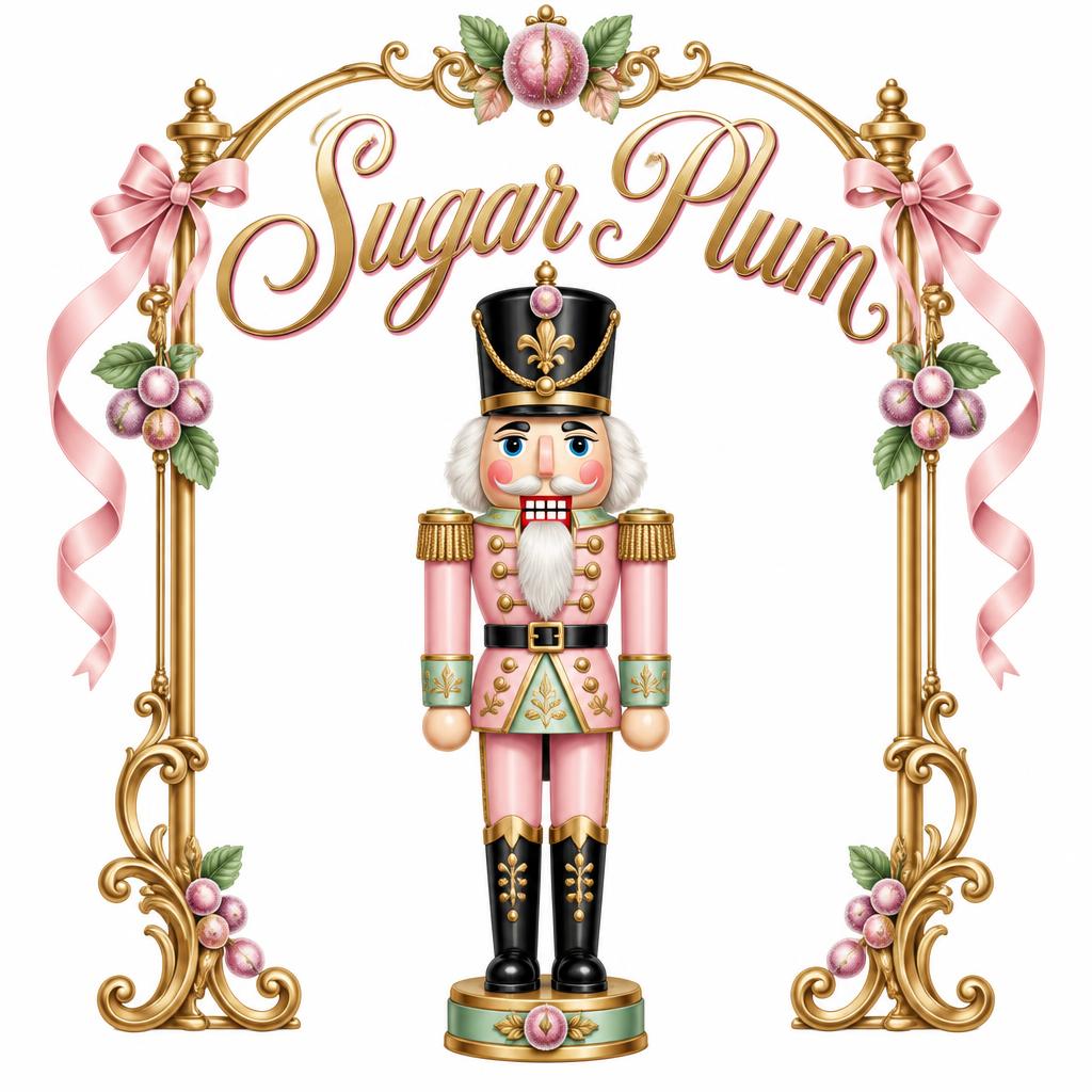 "Sugar Plum" — Nutcracker | AI Text Effect Generator