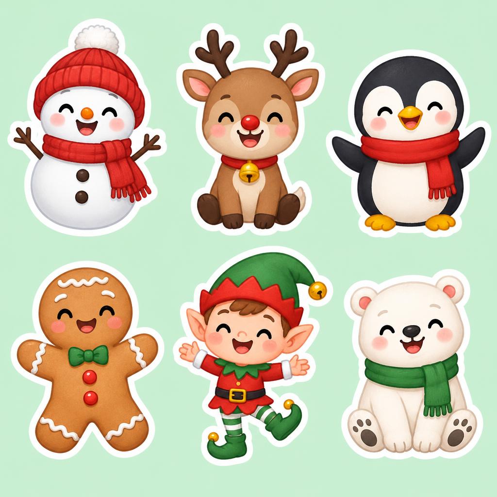"" — Mint Kawaii Stickers | AI Text Effect Generator