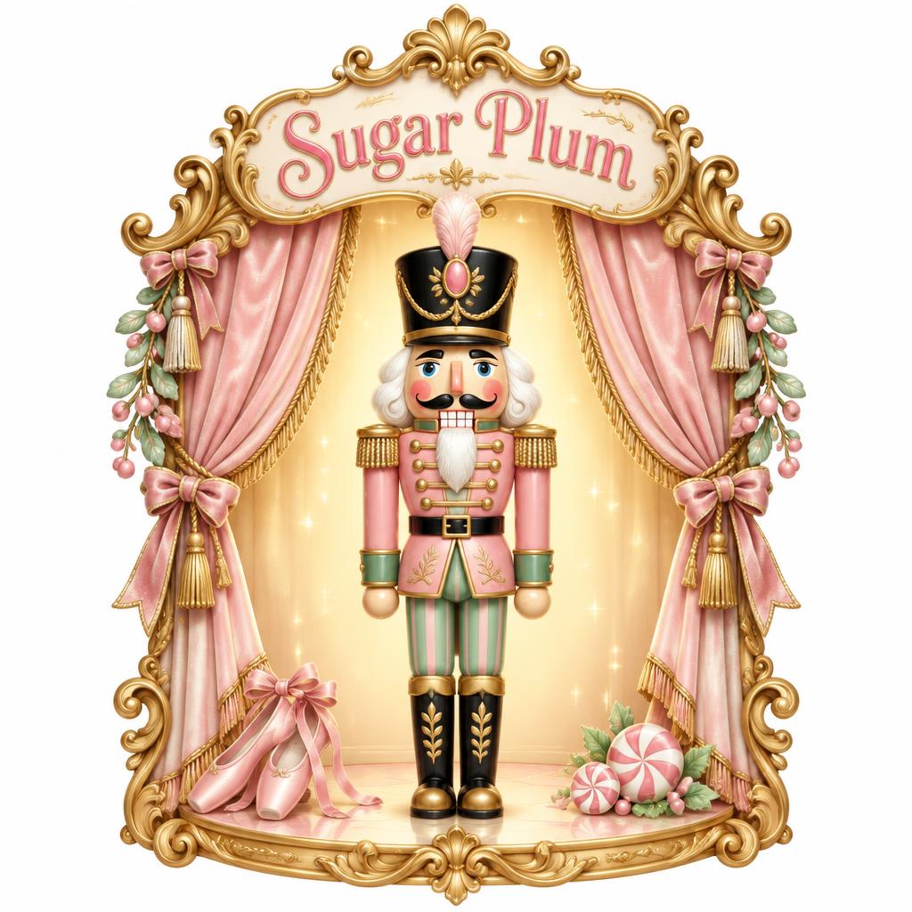 "Sugar Plum" — Nutcracker | AI Text Effect Generator