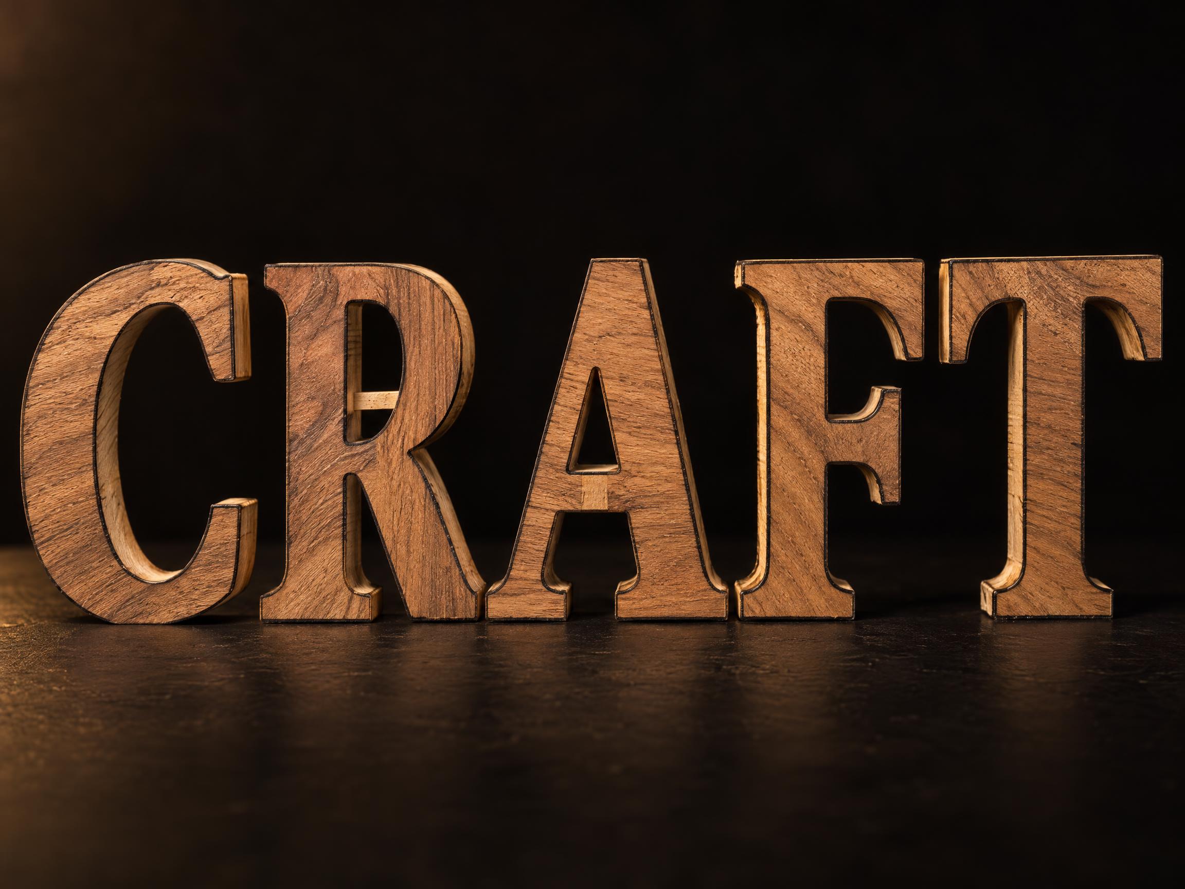 Laser Wood Grain — AI font style