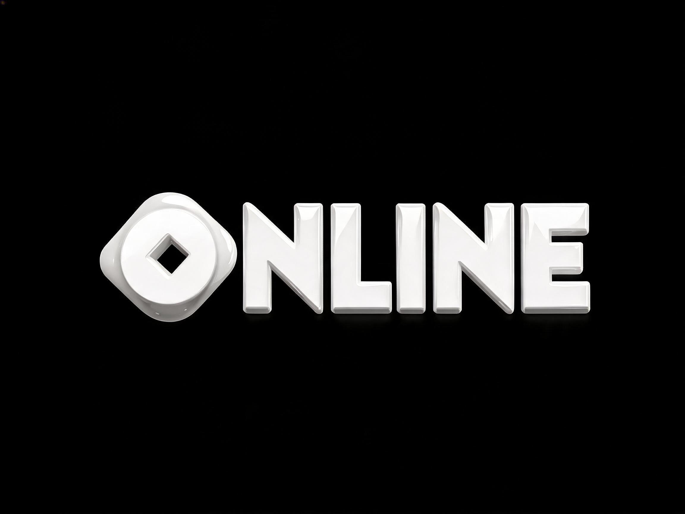 "ONLINE" —  | AI Text Effect Generator