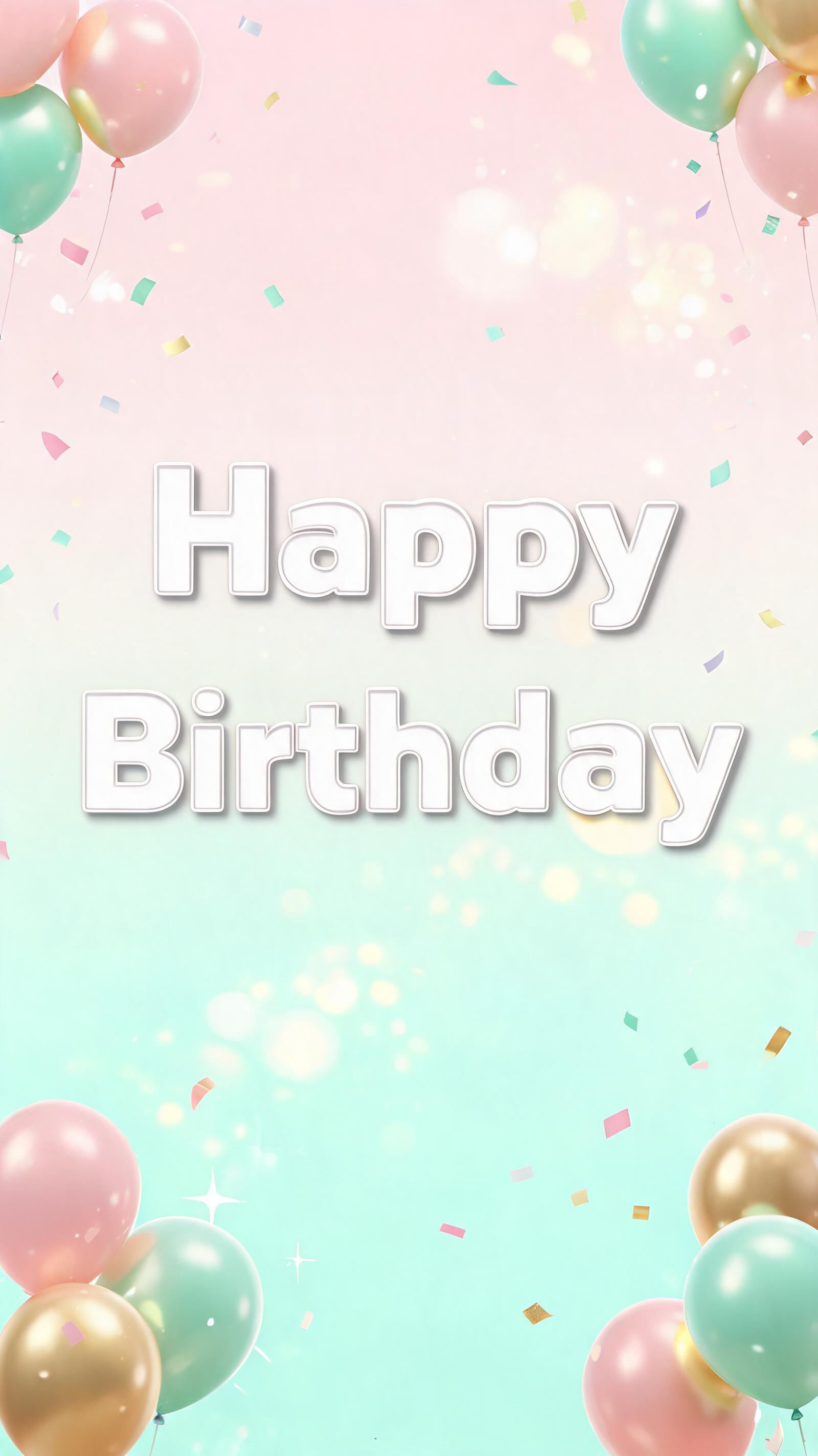 "Happy Birthday" — Birthday | AI Text Effect Generator