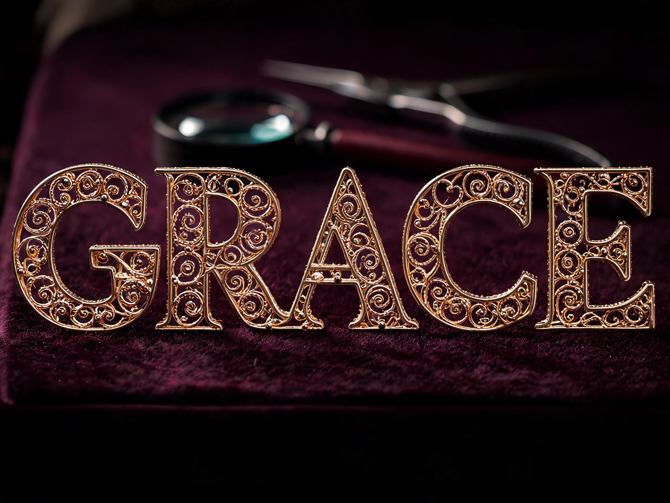 Gold Filigree — AI font style