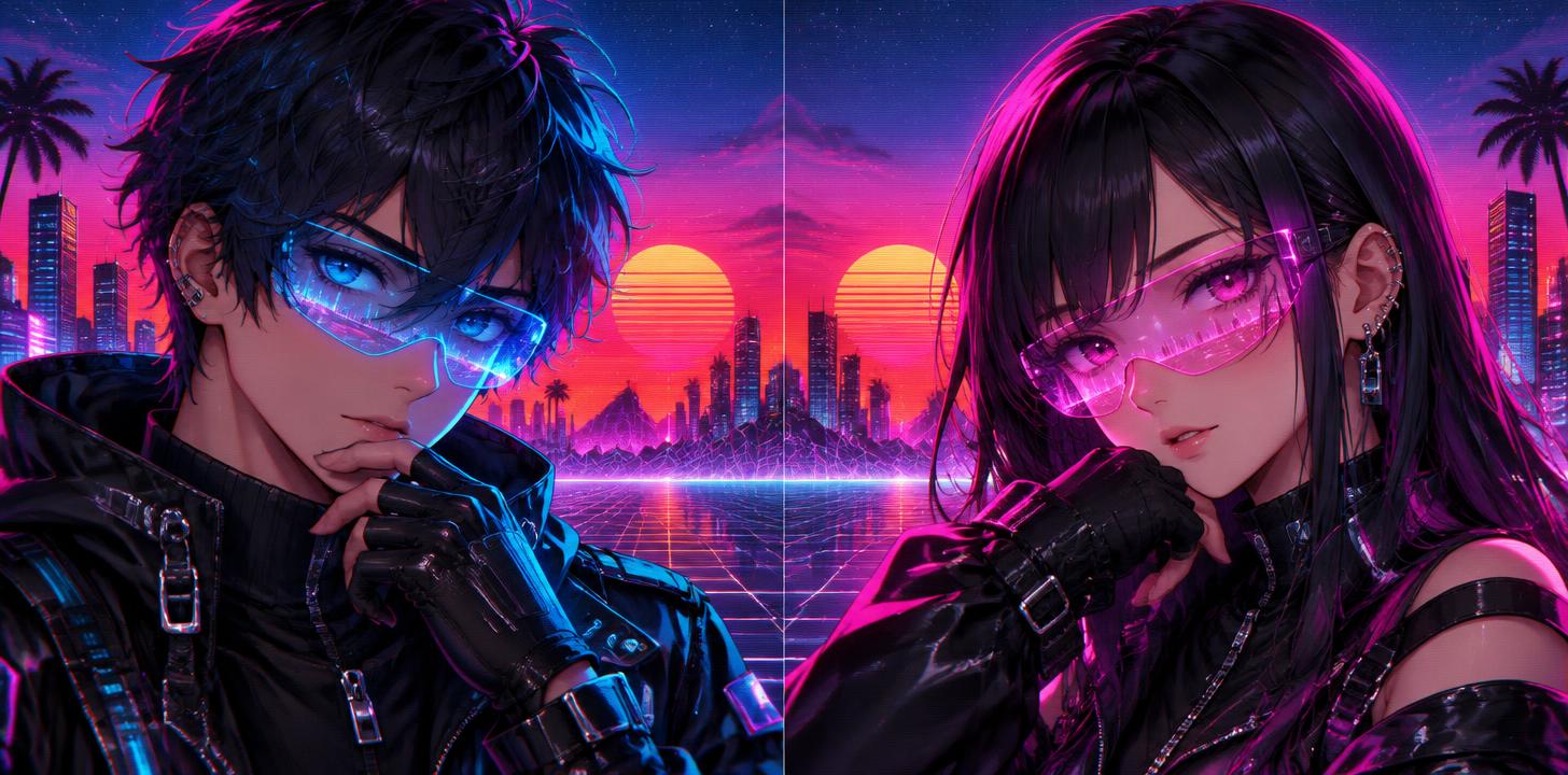 "" — Synthwave | AI Text Effect Generator