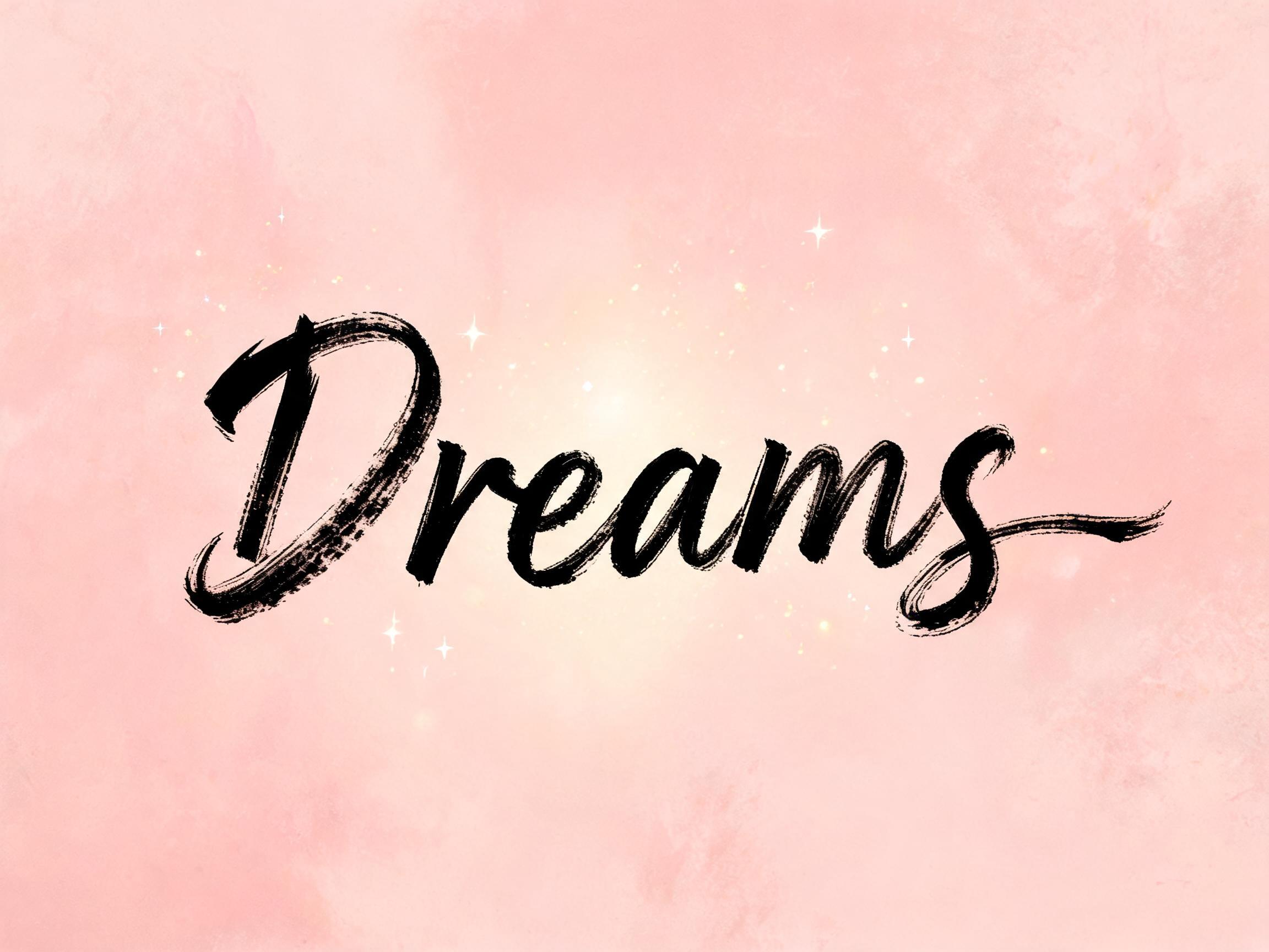"Dreams" —  | AI Text Effect Generator