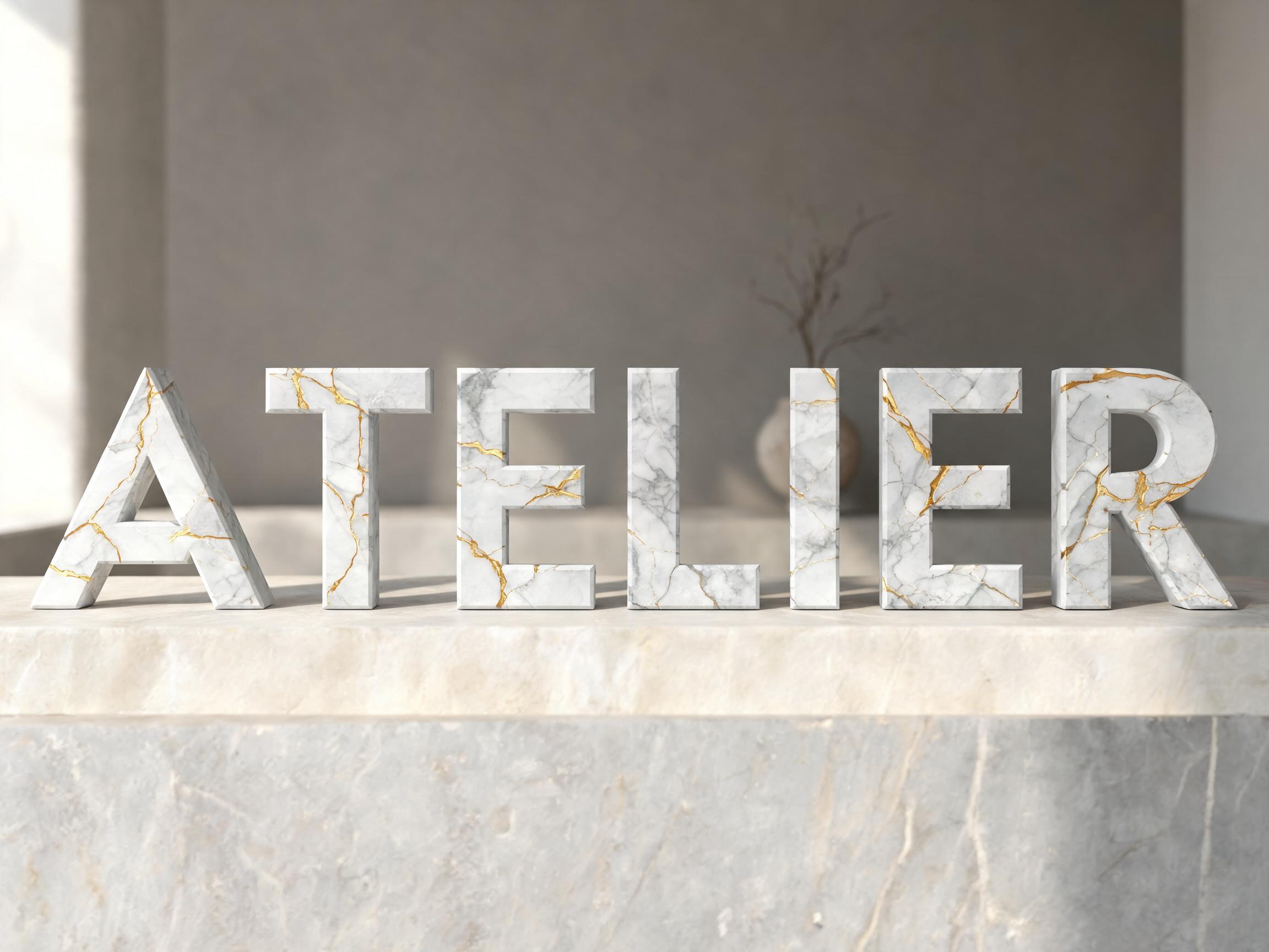 Marble Gold Vein — AI font style