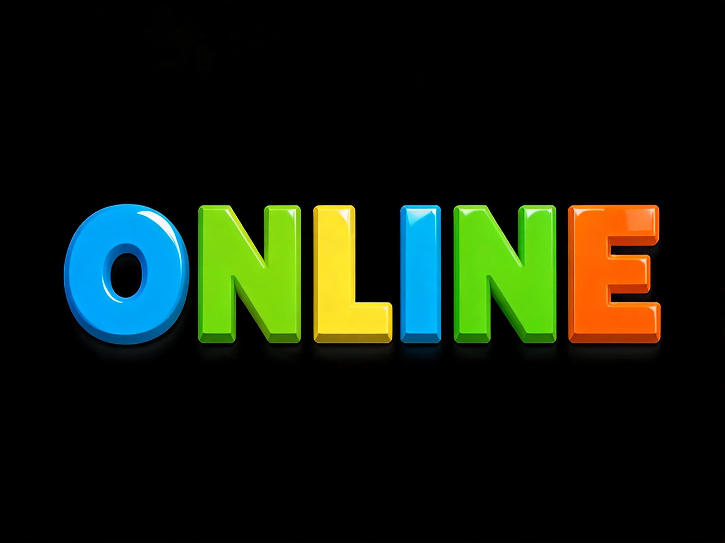 "ONLINE" —  | AI Text Effect Generator