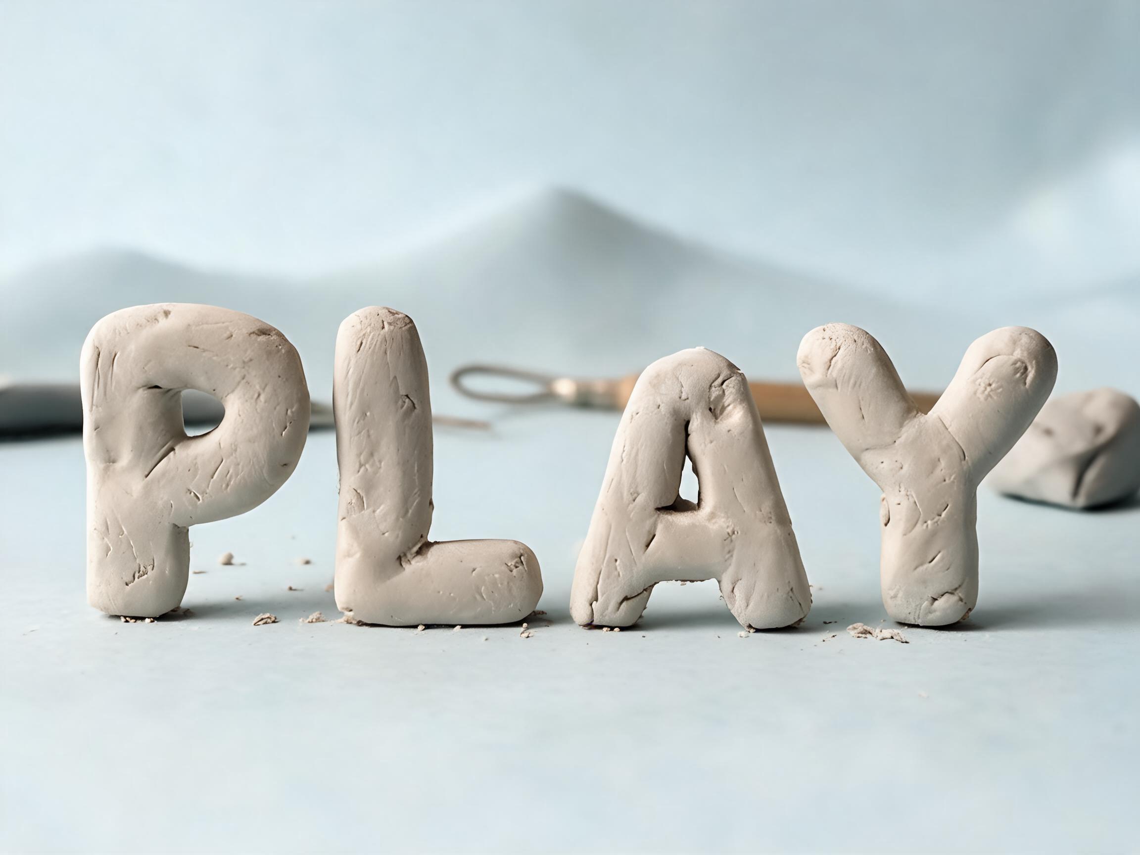 3D Clay — AI font style