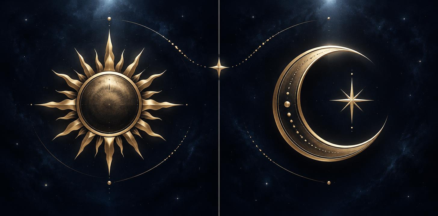 "" — Celestial Symbol | AI Text Effect Generator