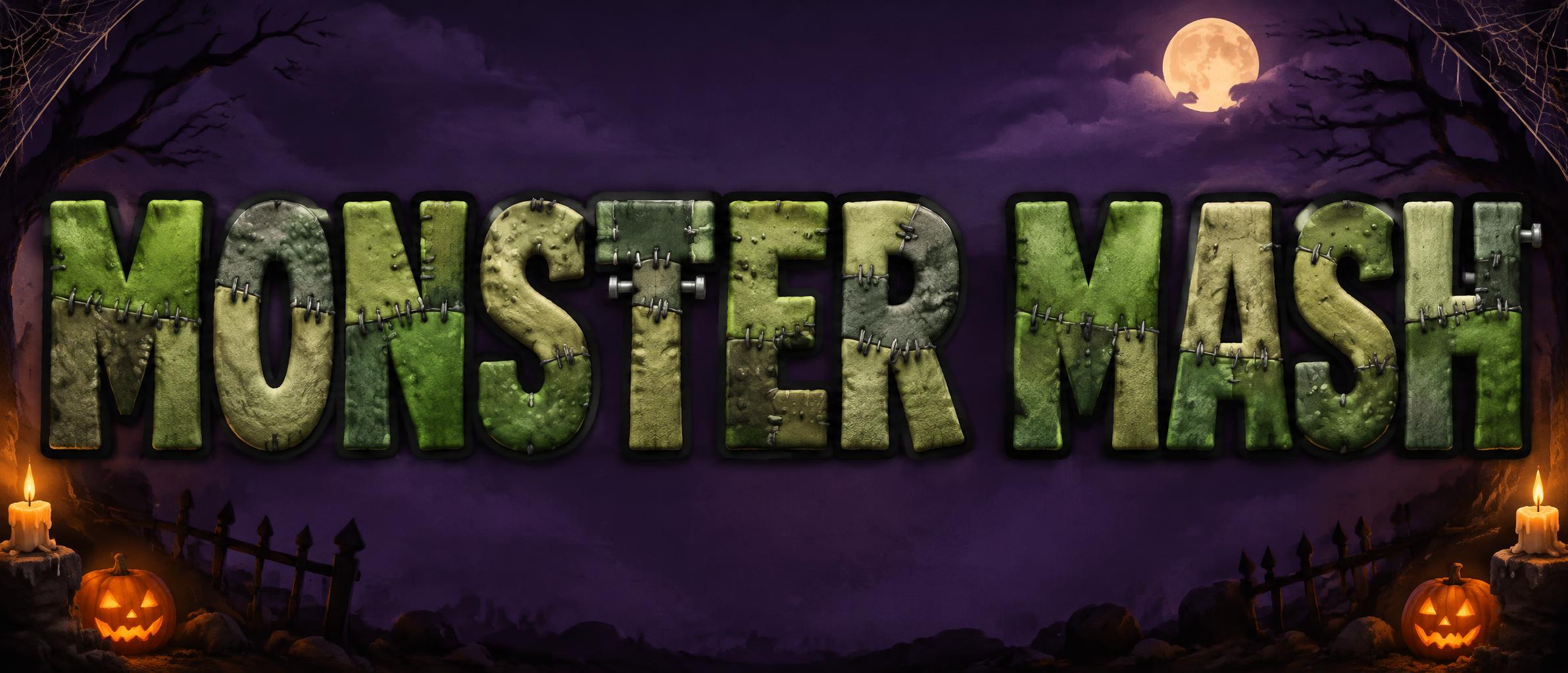 "MONSTER MASH" — Halloween | AI Text Effect Generator