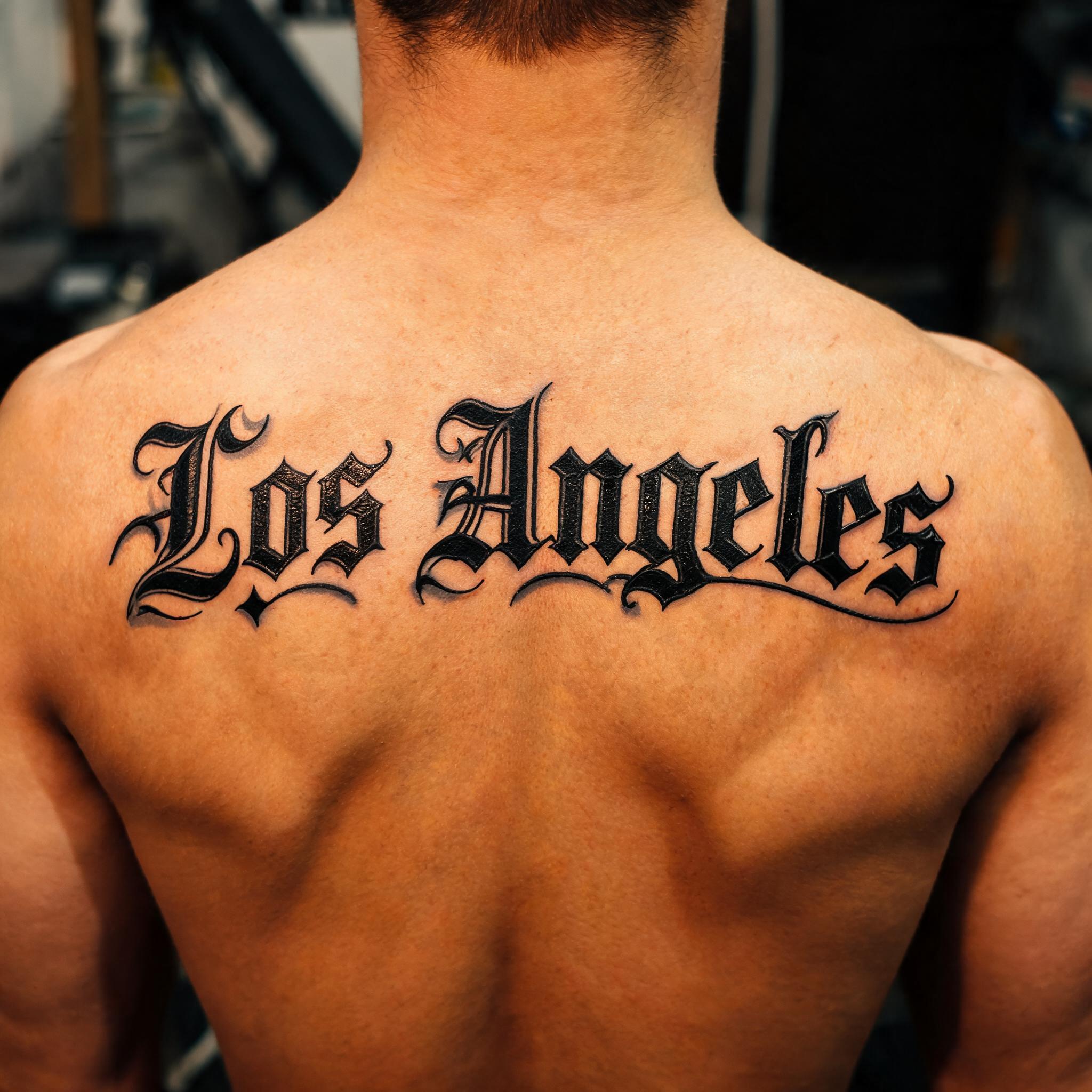 "Los Angeles" — Chicano | AI Text Effect Generator