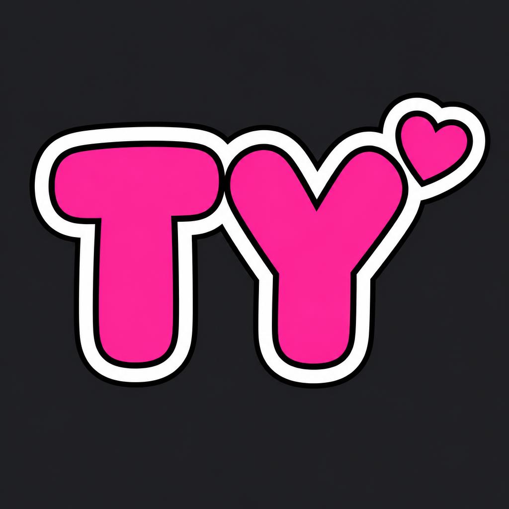"TY" — Sticker Contour Net | AI Text Effect Generator