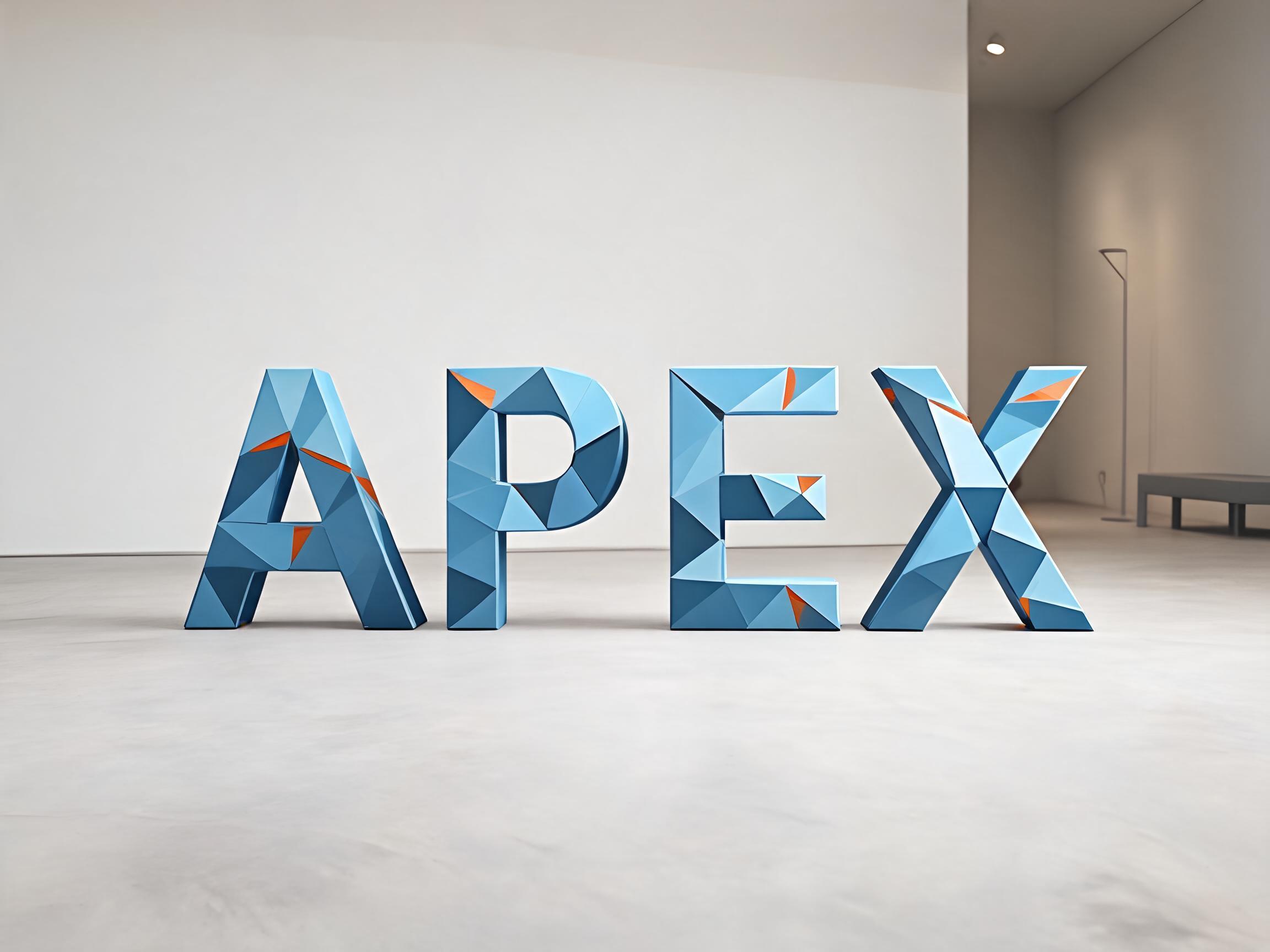 3D Low Poly — AI font style