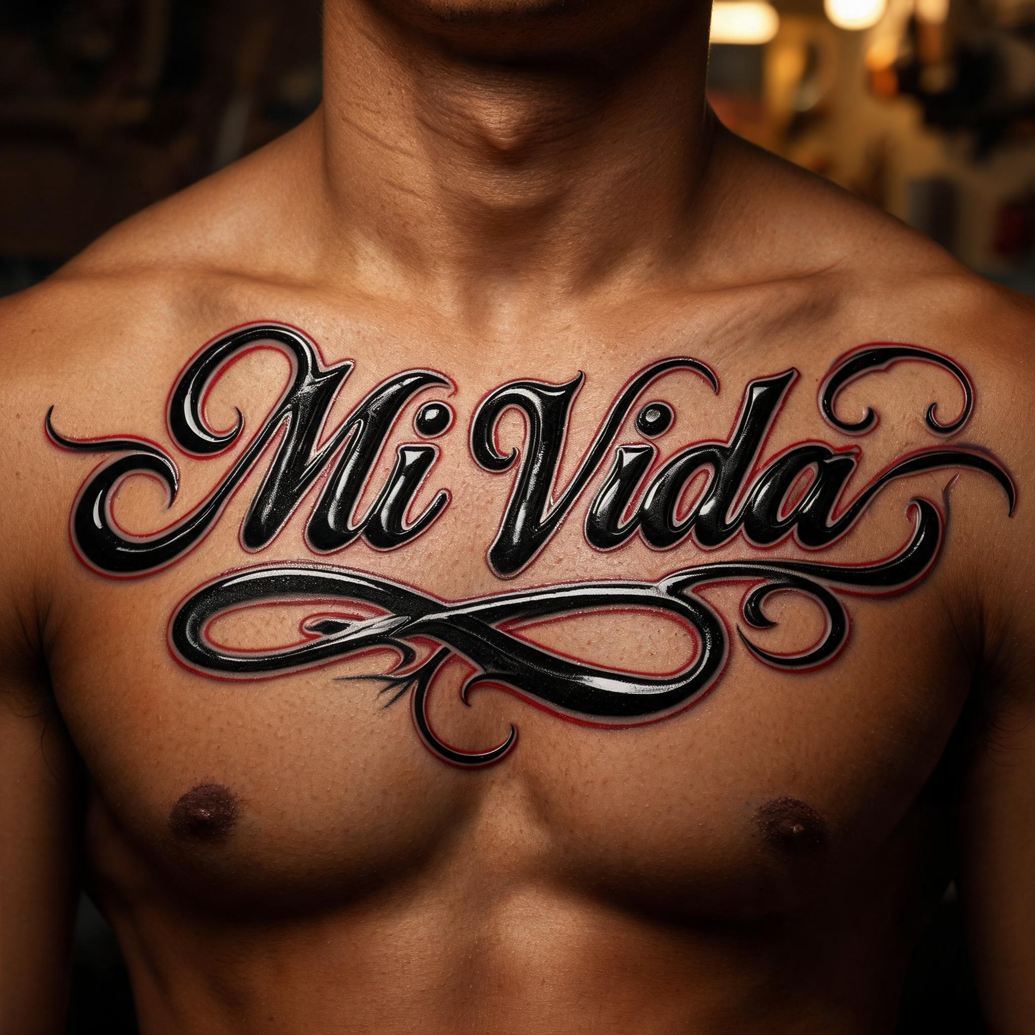 "Mi Vida" — Chicano | AI Text Effect Generator