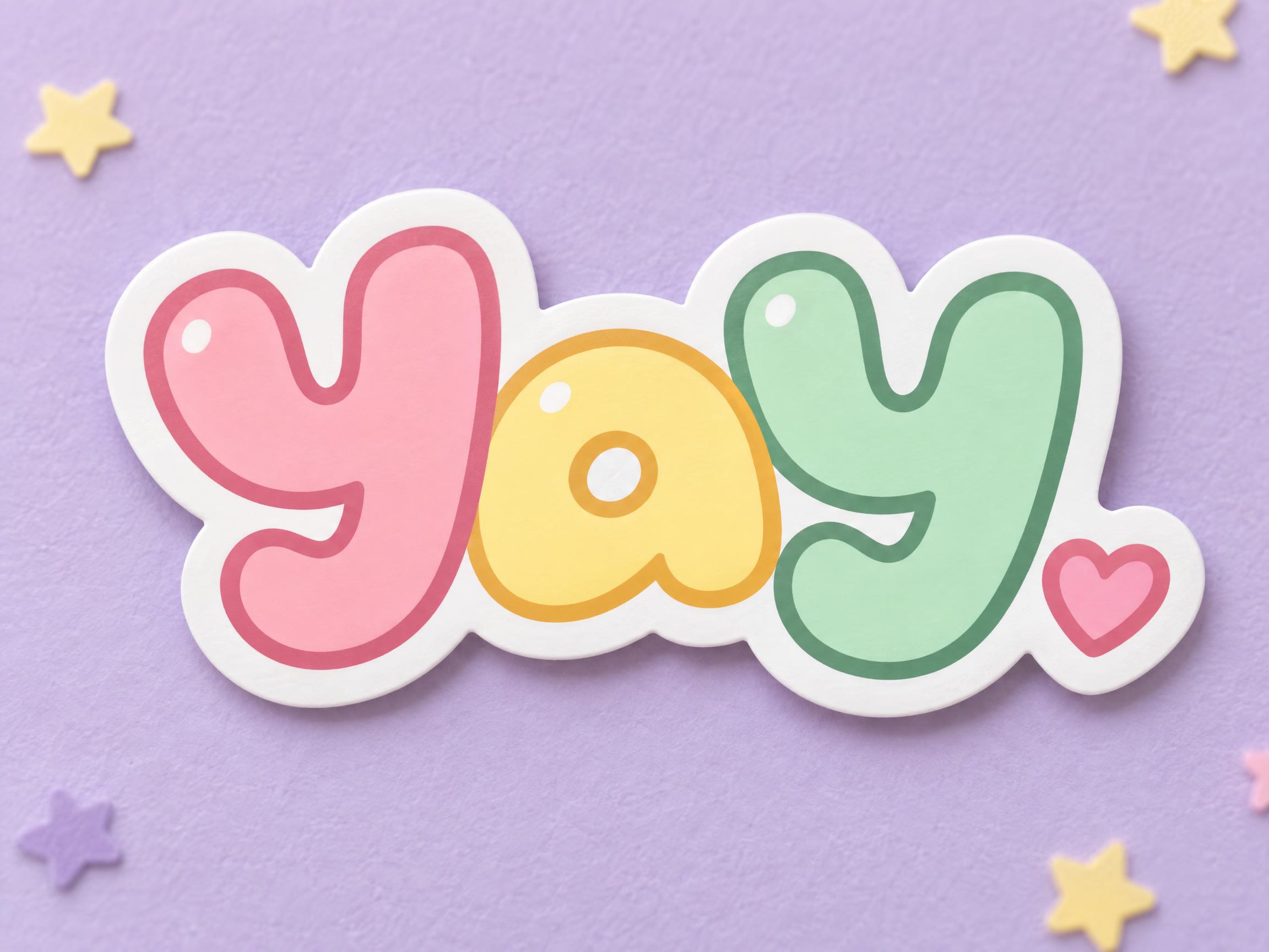 Kawaii Emote — AI font style