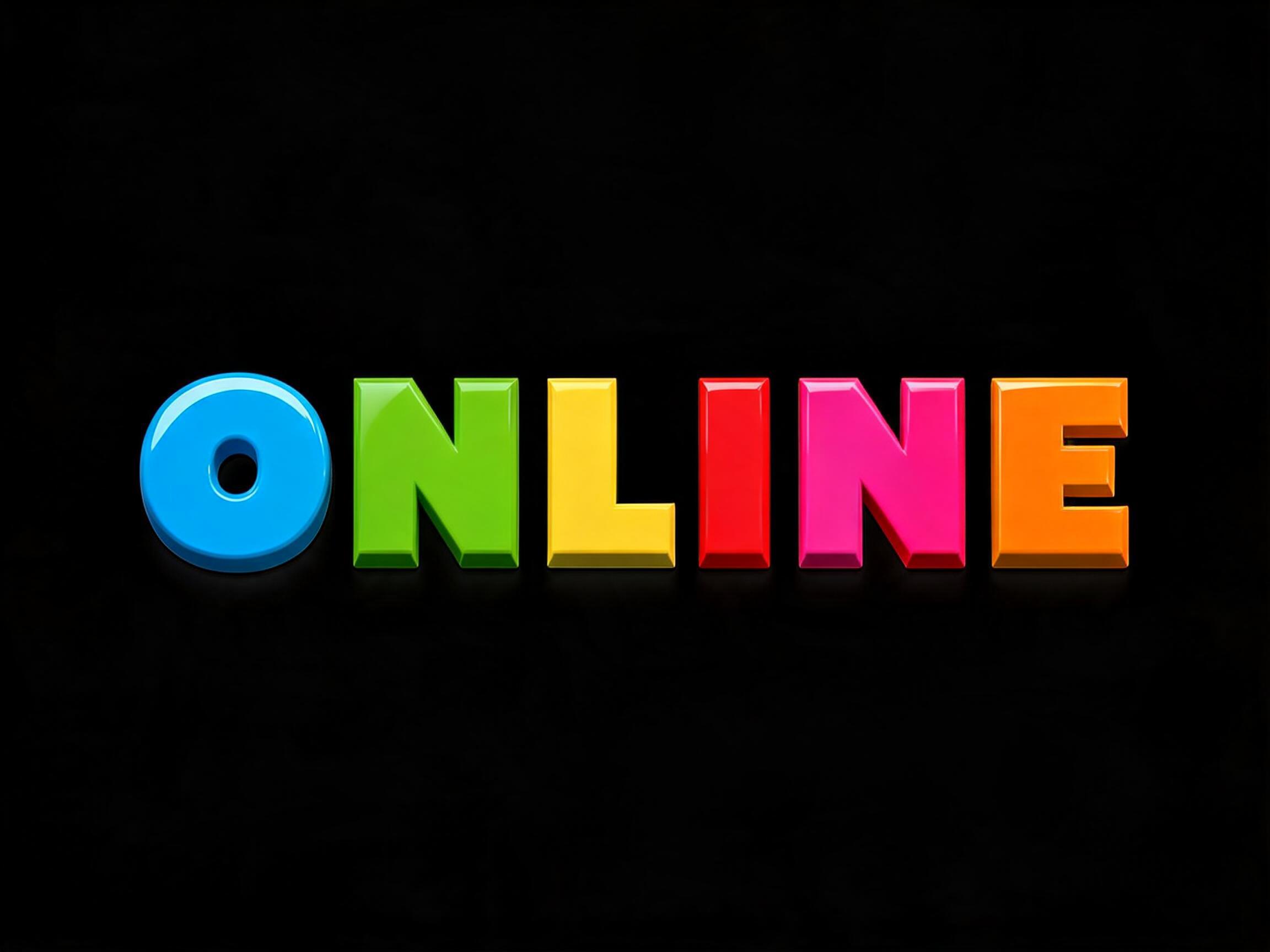 "ONLINE" —  | AI Text Effect Generator