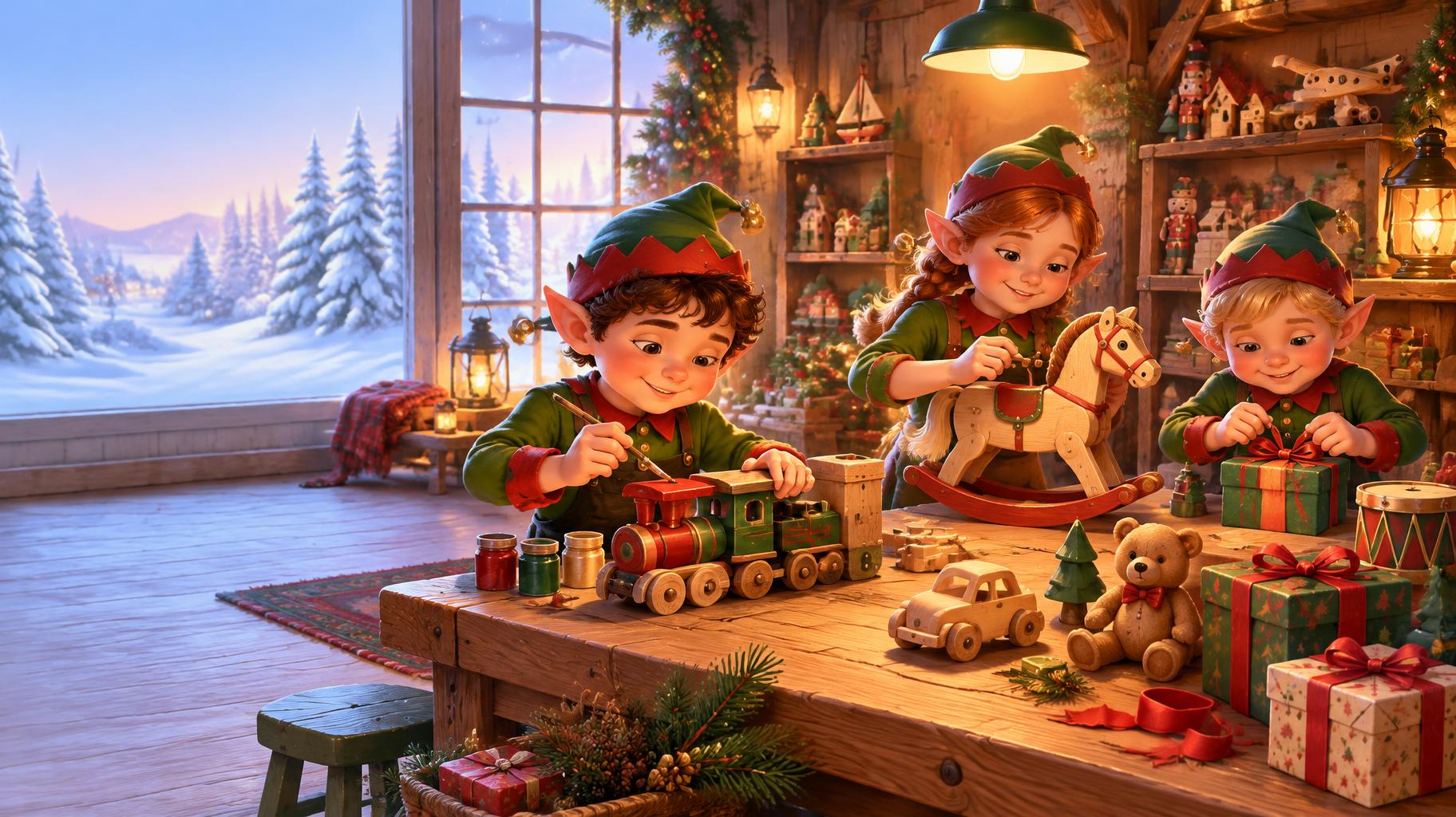 "" — Winter Workshop Storybook | AI Text Effect Generator