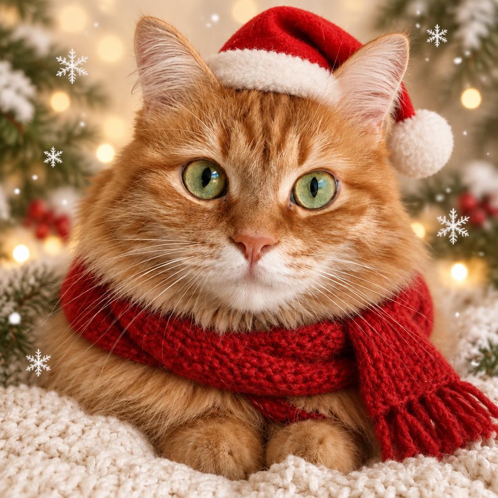 "" — Cozy Photographic Christmas | AI Text Effect Generator