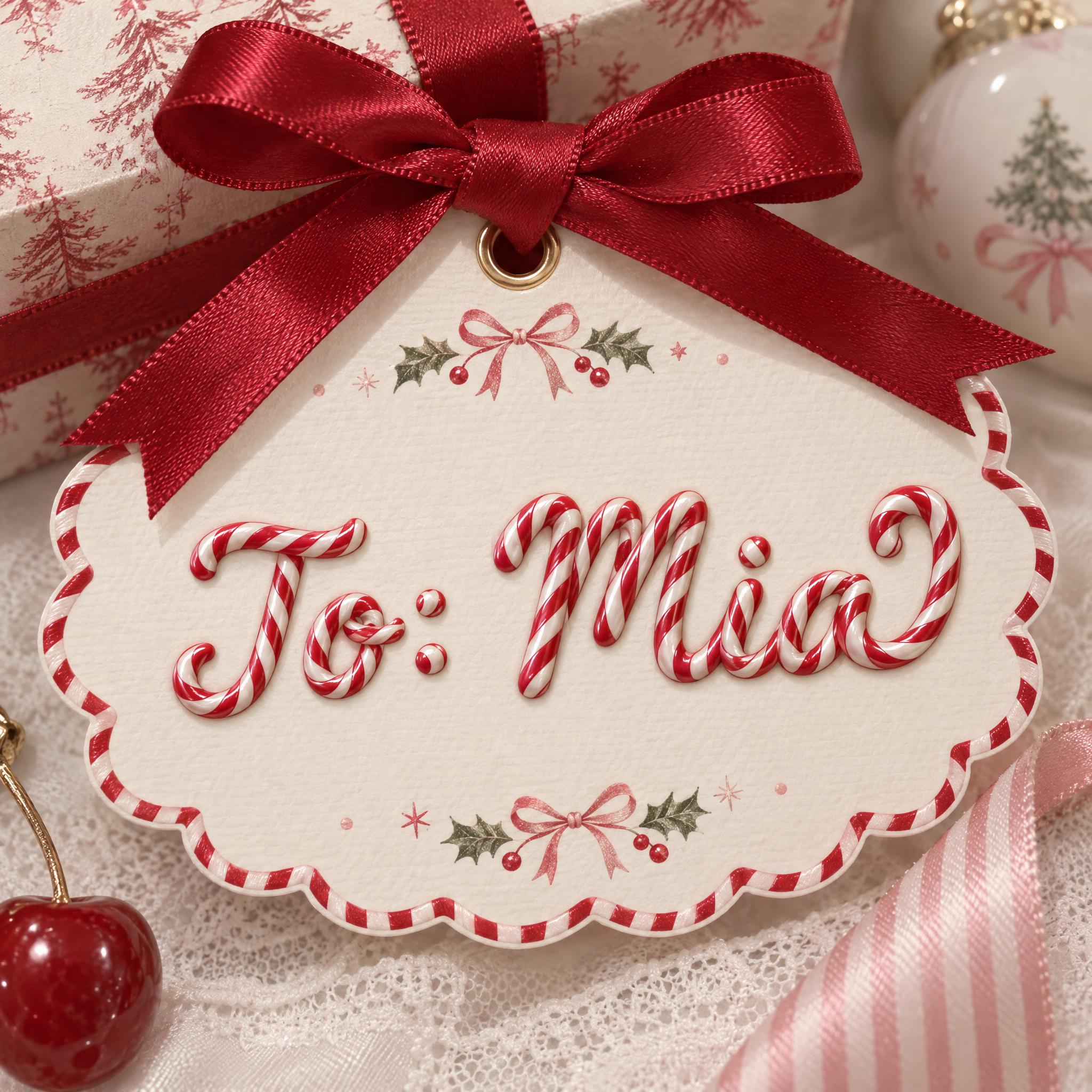 "To: Mia" —  | AI Text Effect Generator