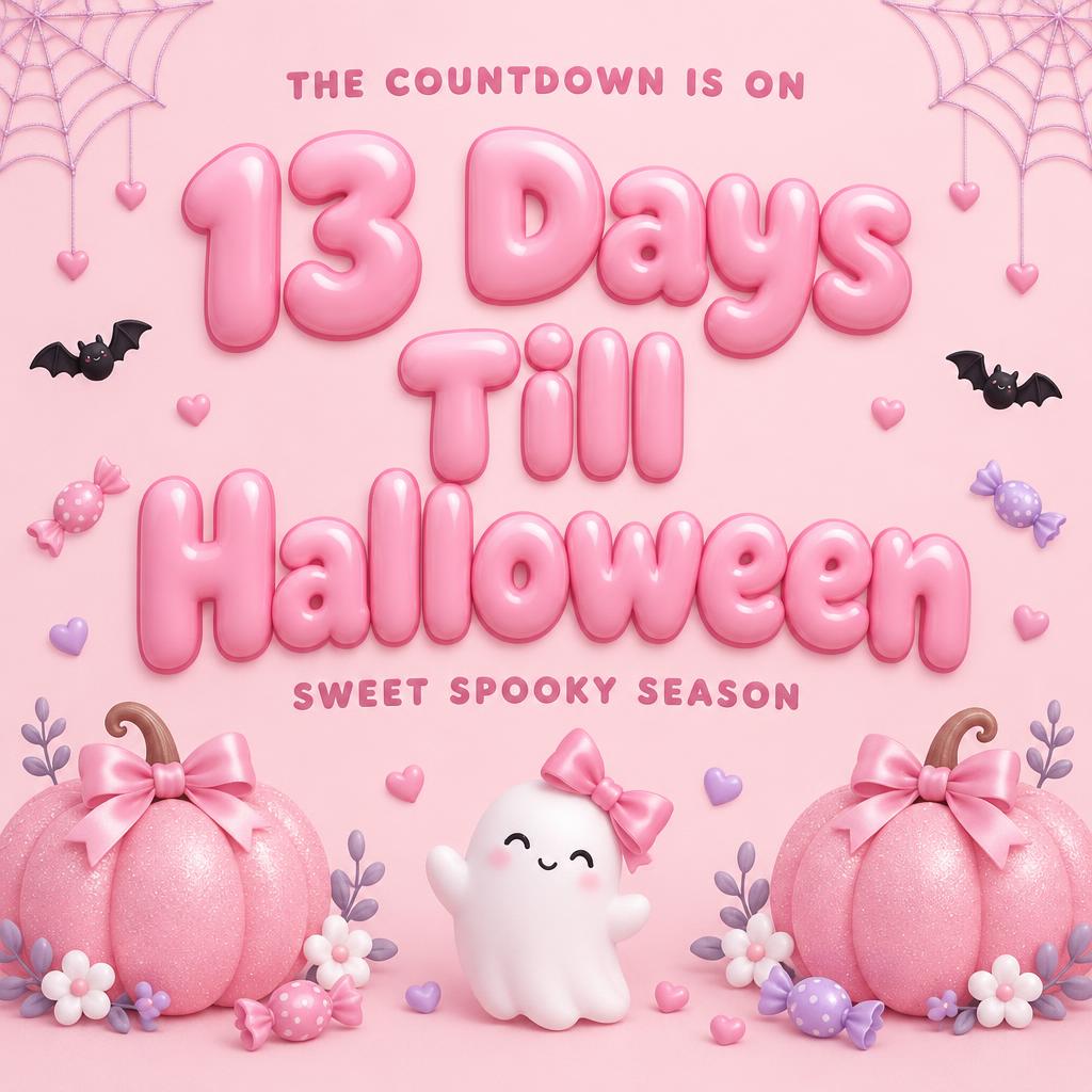 13 Days Till Halloween
THE COUNTDOWN IS ON
SWEET SPOOKY SEASON