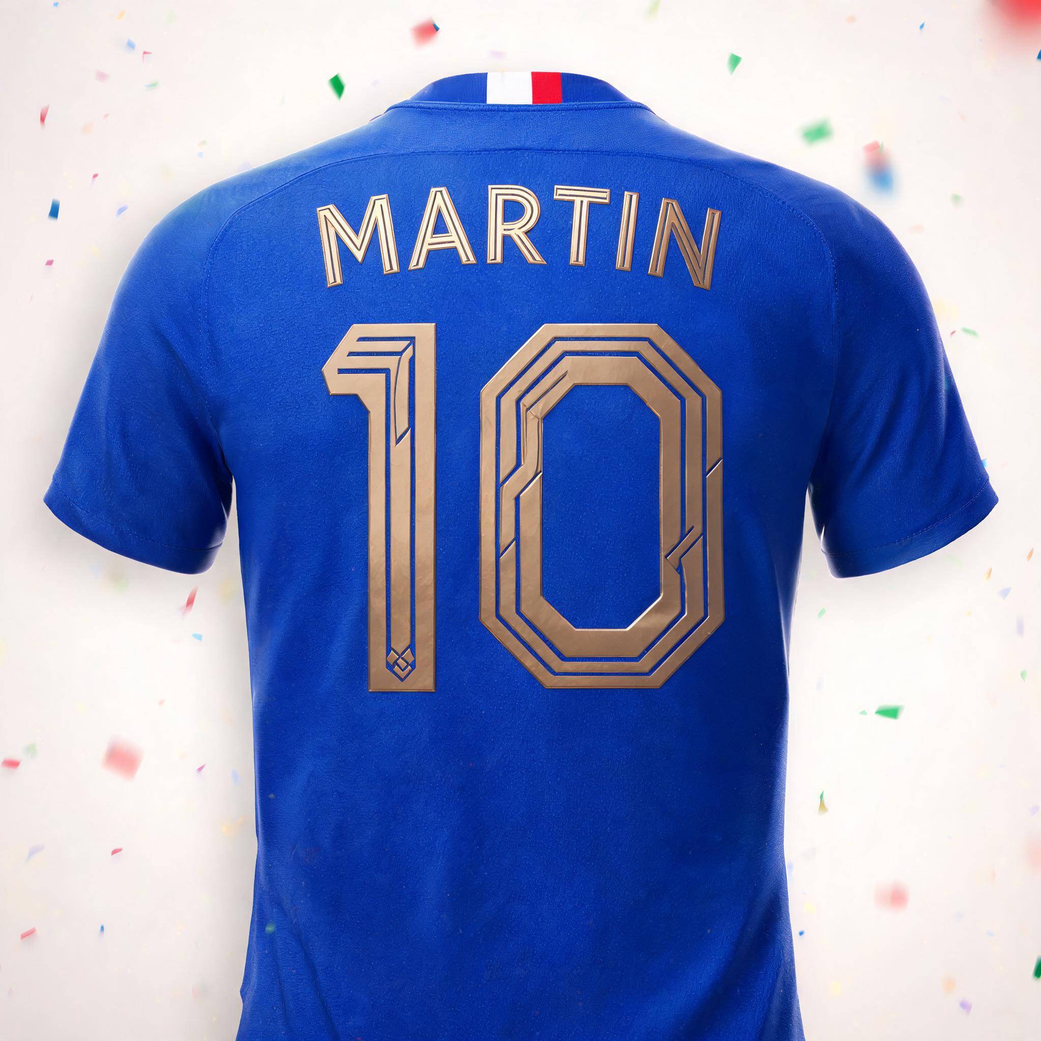 "MARTIN
10" — Sports Football | AI Text Effect Generator