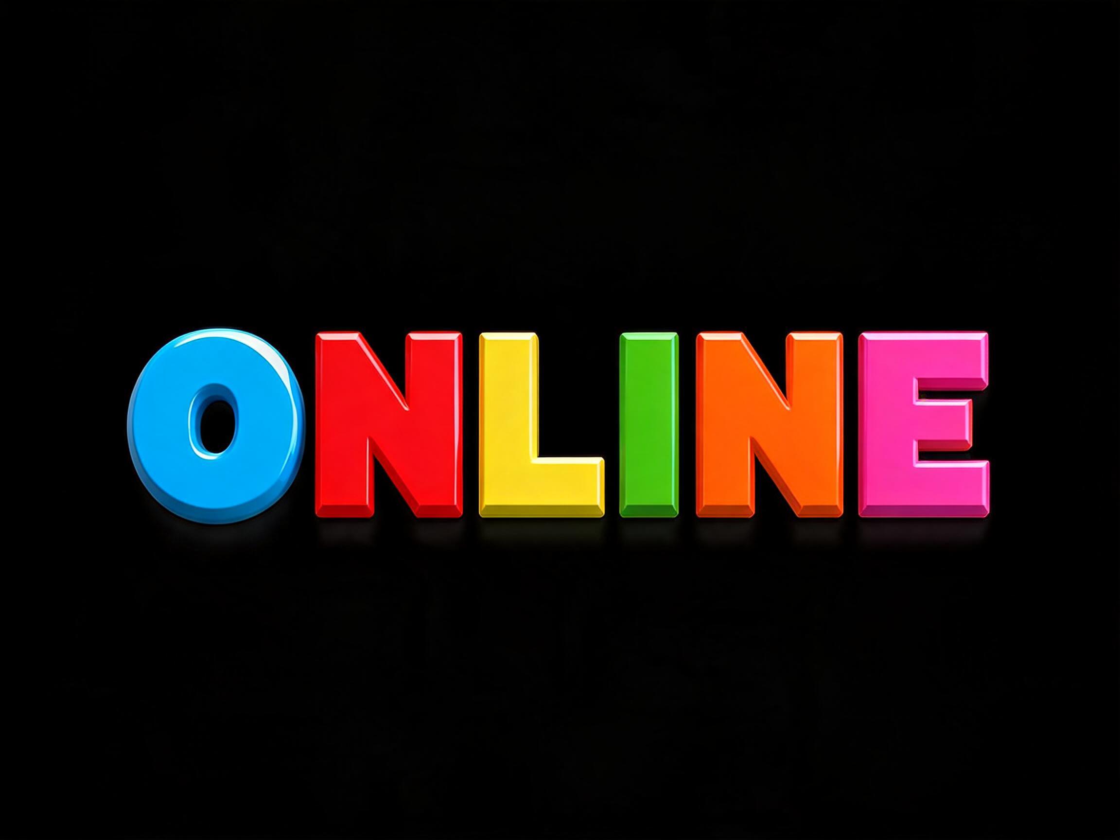 "ONLINE" —  | AI Text Effect Generator