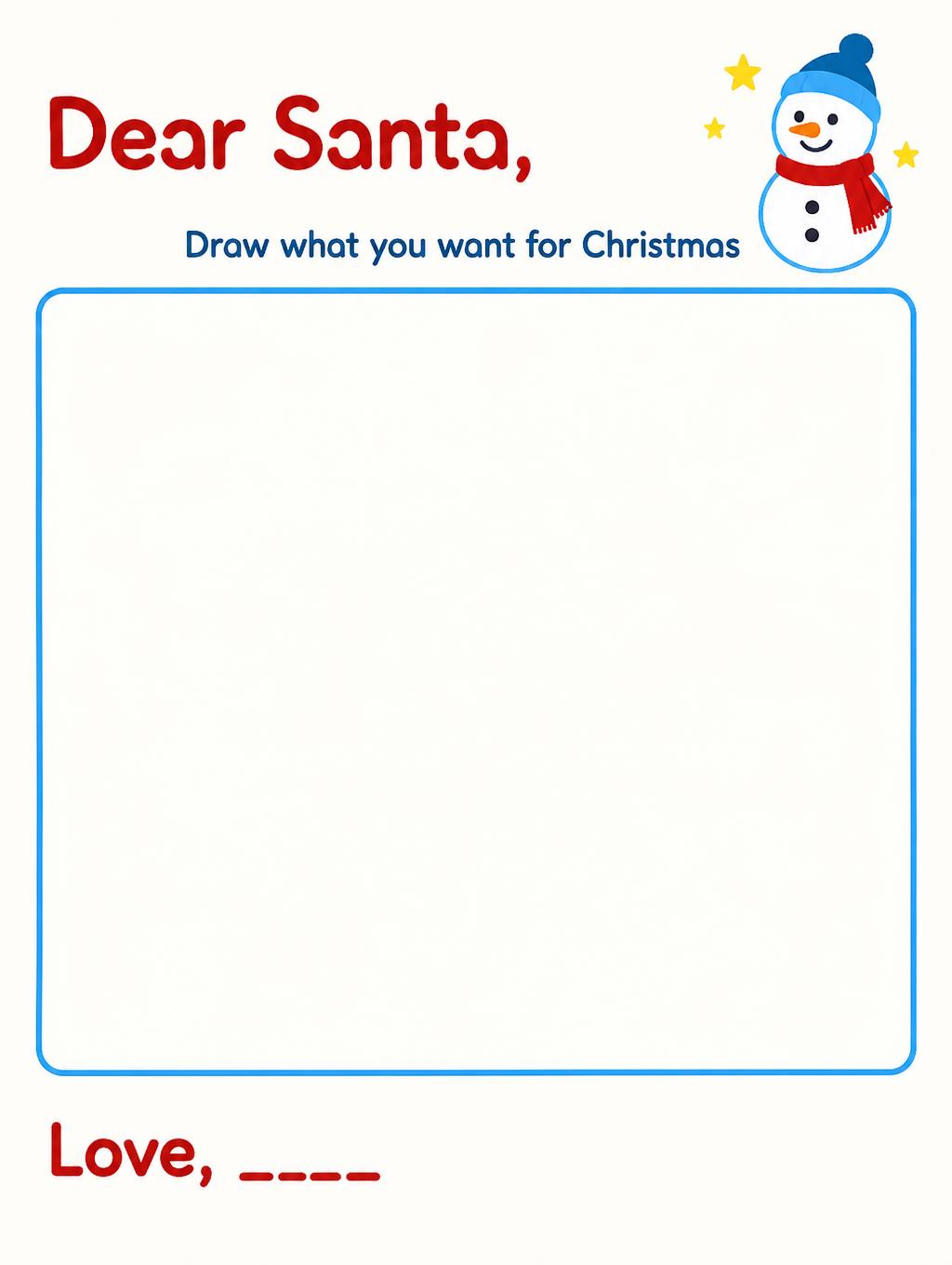 "Dear Santa,
Draw what you want for Christmas
Love, ____" — Bright Paper Storybook | AI Text Effect Generator