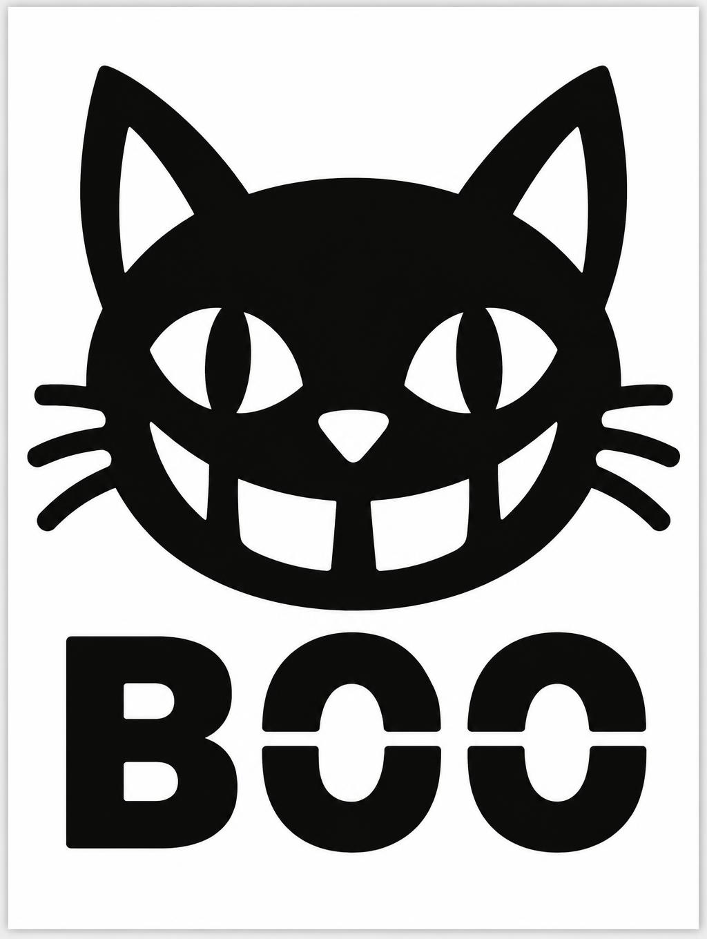 "BOO" —  | AI Text Effect Generator