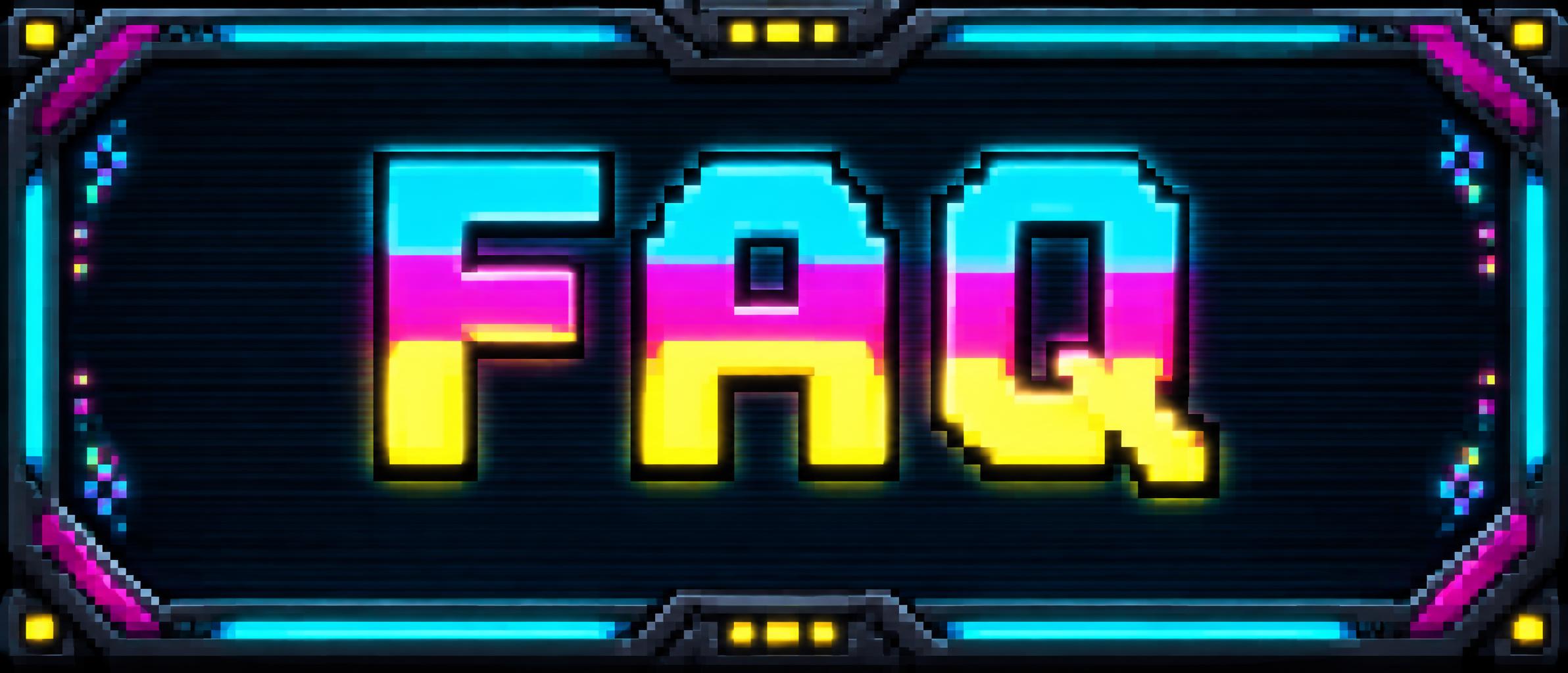 "FAQ" — Pixel Art | AI Text Effect Generator